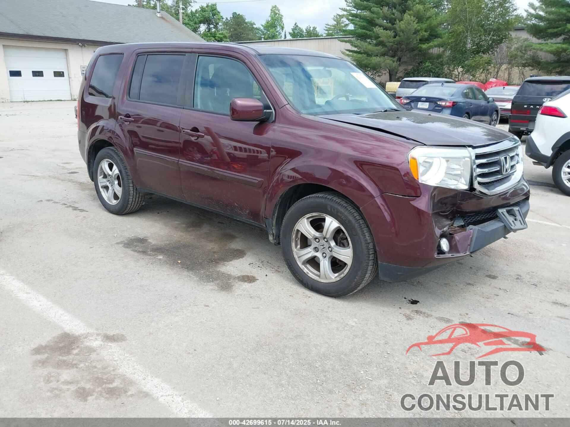 HONDA PILOT 2015 - 5FNYF4H52FB033004