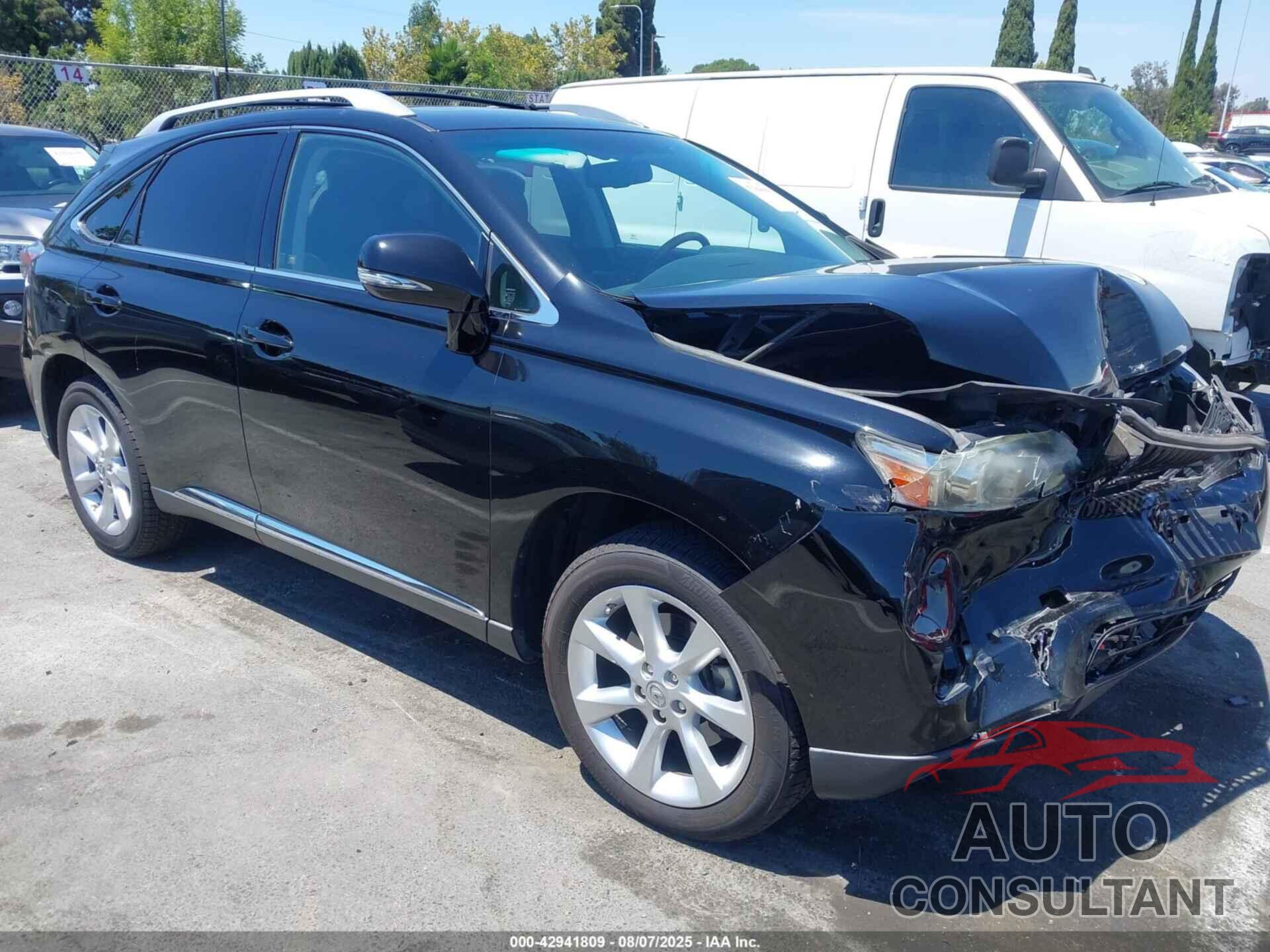 LEXUS RX 350 2010 - JTJZK1BA1A2410628