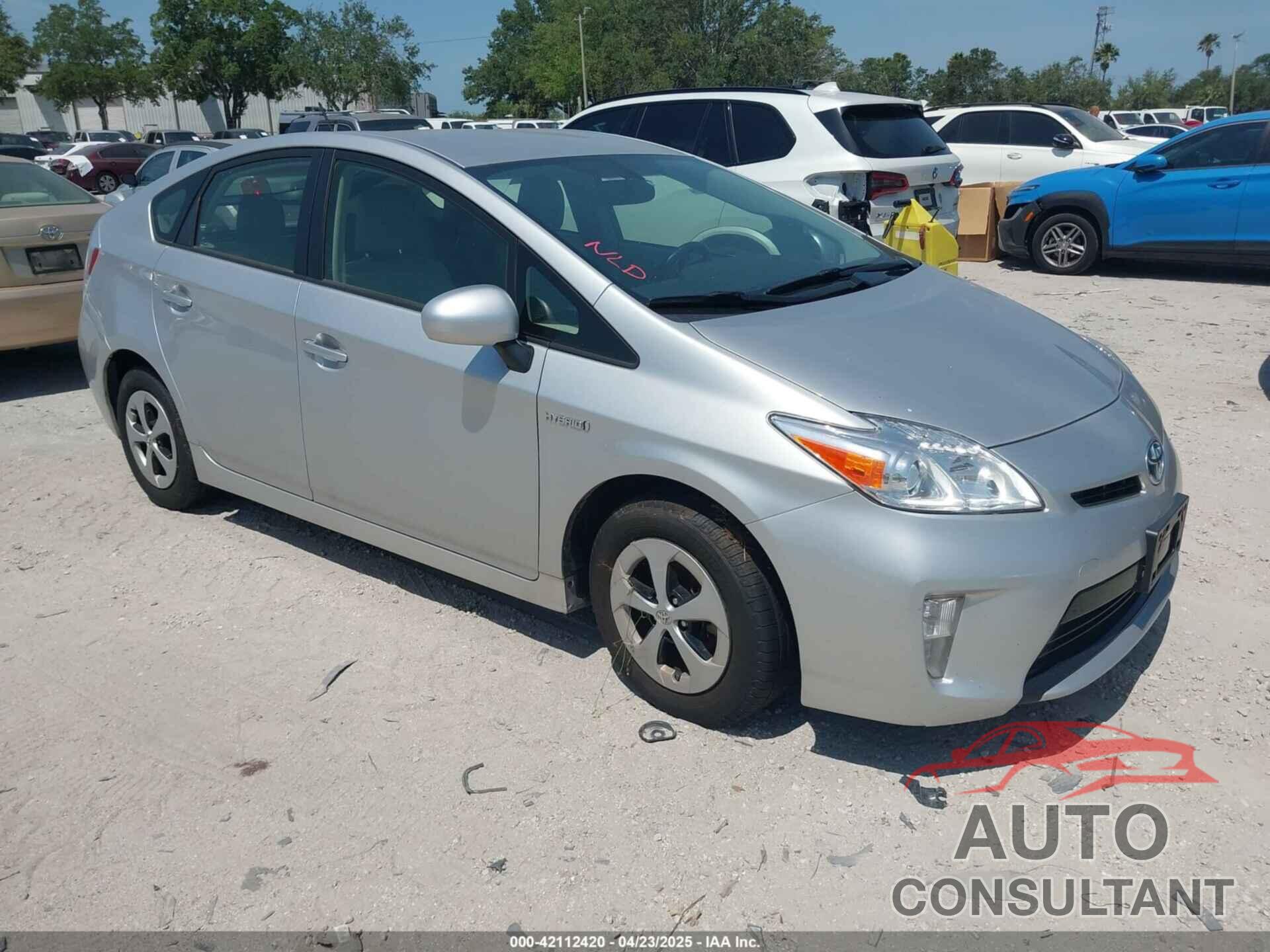 TOYOTA PRIUS 2015 - JTDKN3DU6F0467456