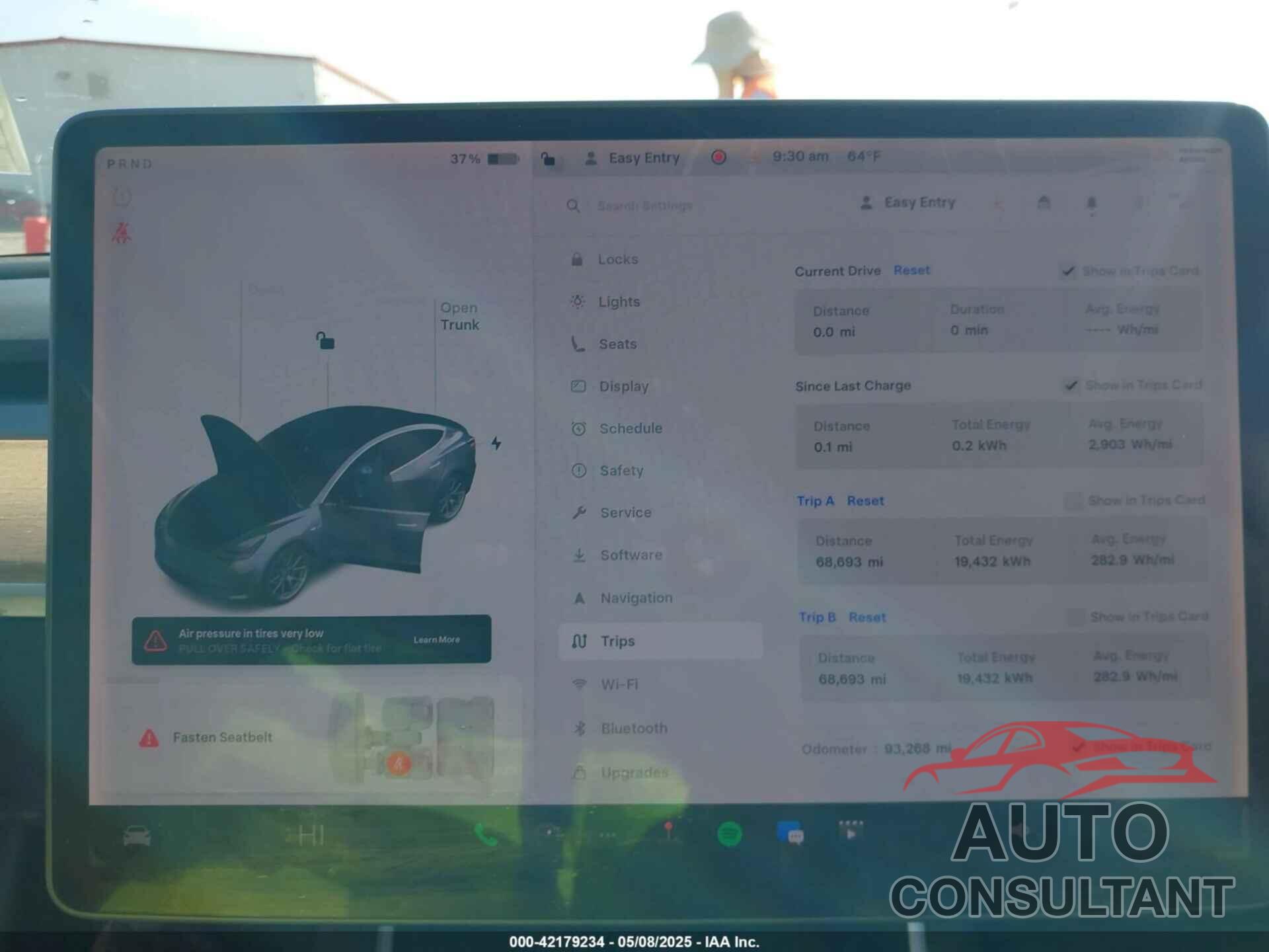 TESLA MODEL 3 2019 - 5YJ3E1EB6KF386474