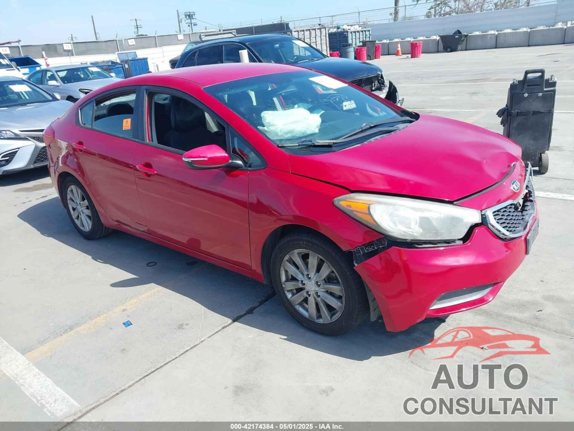 KIA FORTE 2016 - KNAFX4A67G5503759