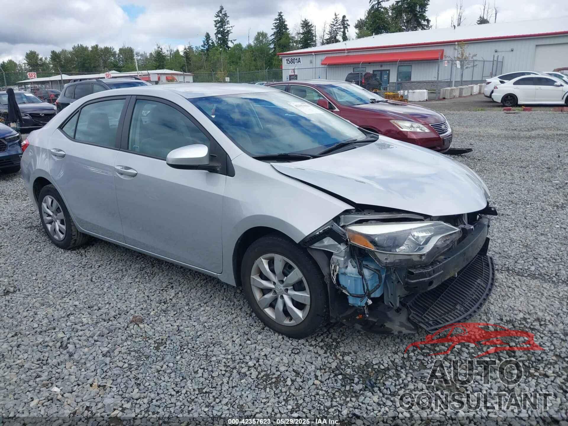 TOYOTA COROLLA 2015 - 2T1BURHE5FC426203