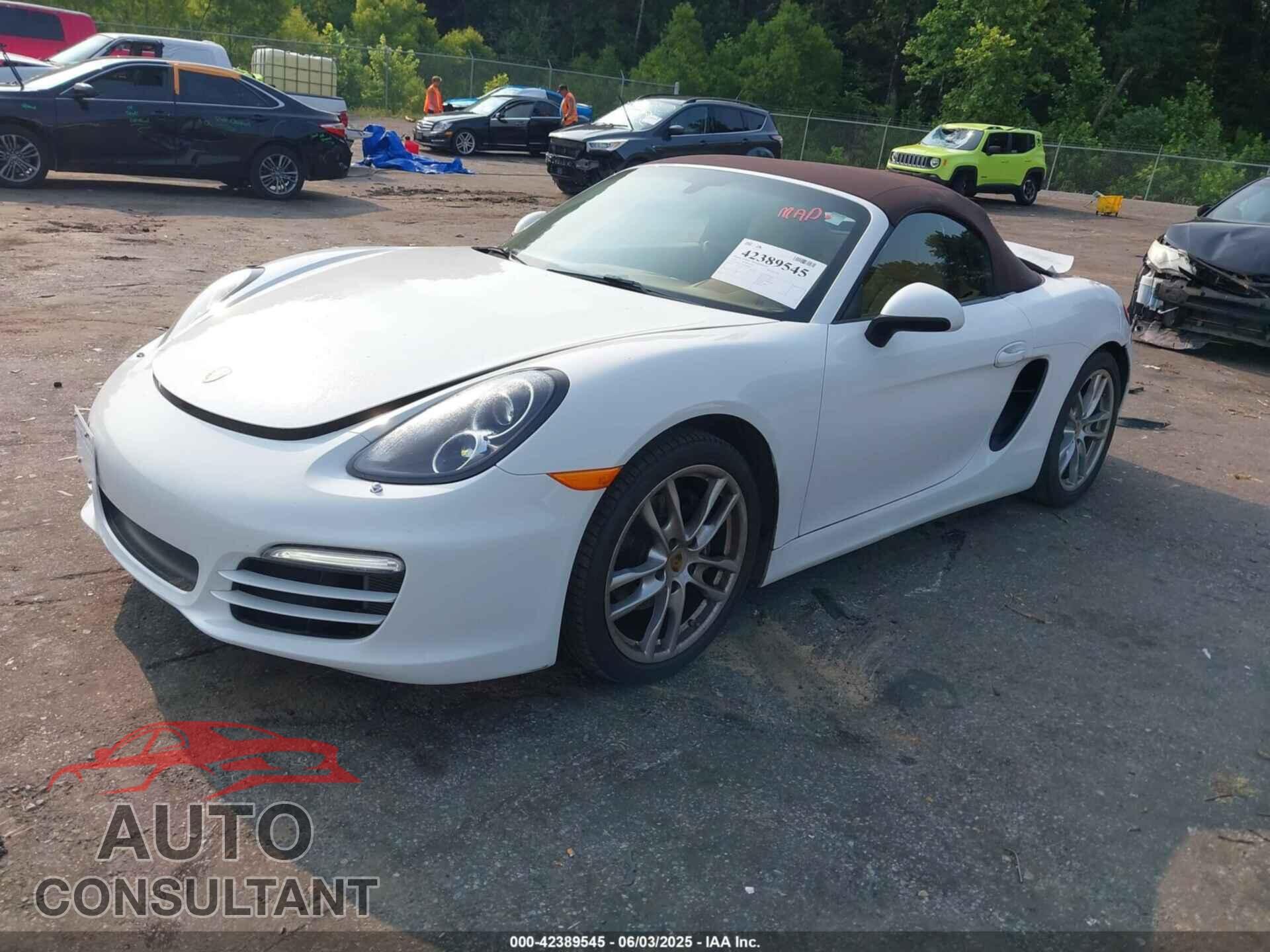 PORSCHE BOXSTER 2014 - WP0CA2A80ES120371