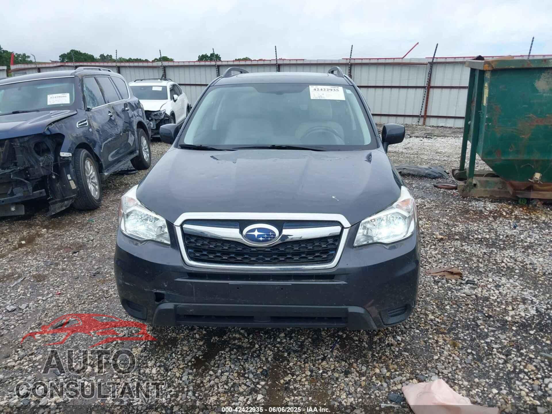 SUBARU FORESTER 2016 - JF2SJADC1GH457610