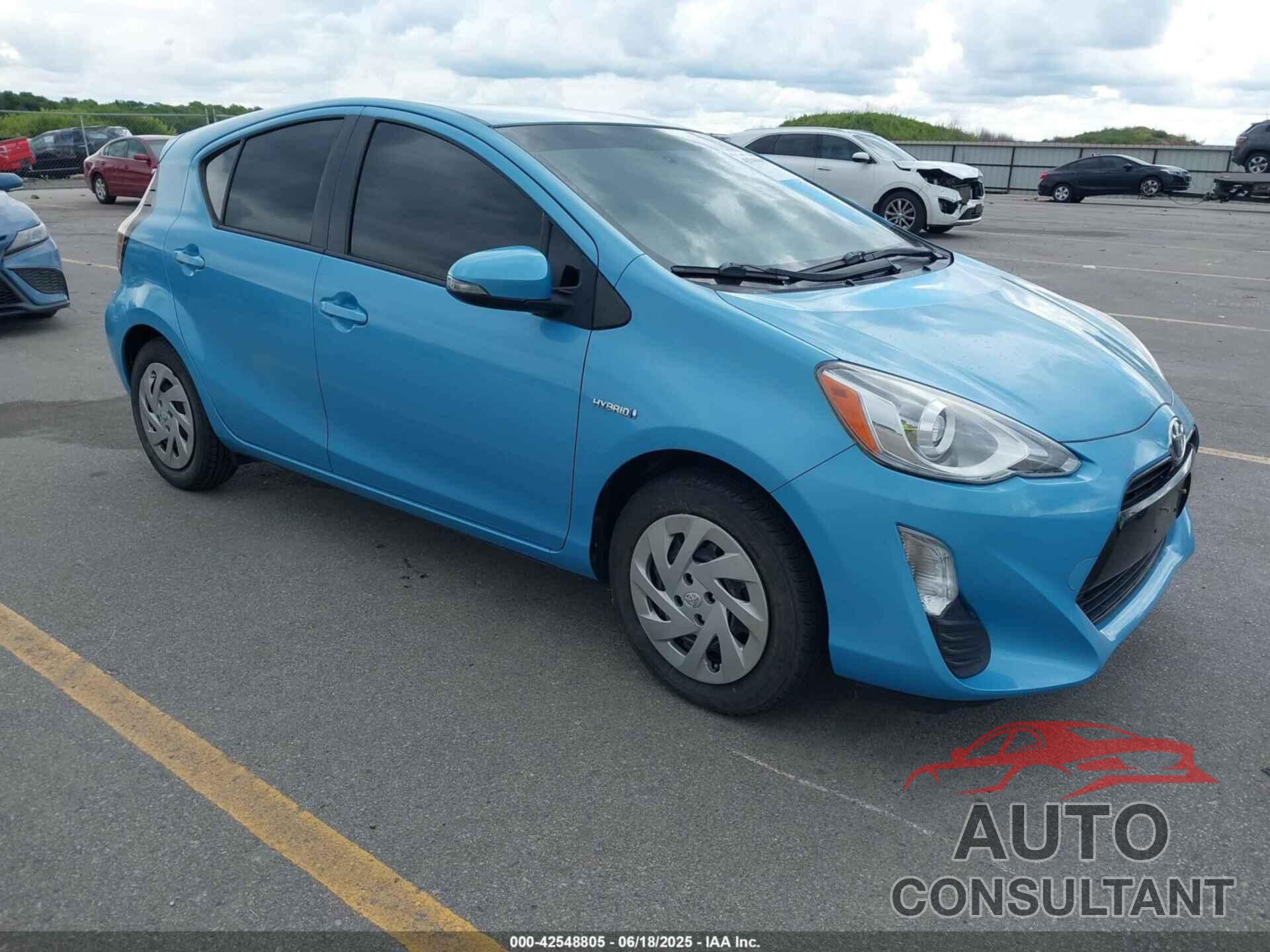 TOYOTA PRIUS C 2016 - JTDKDTB39G1140073