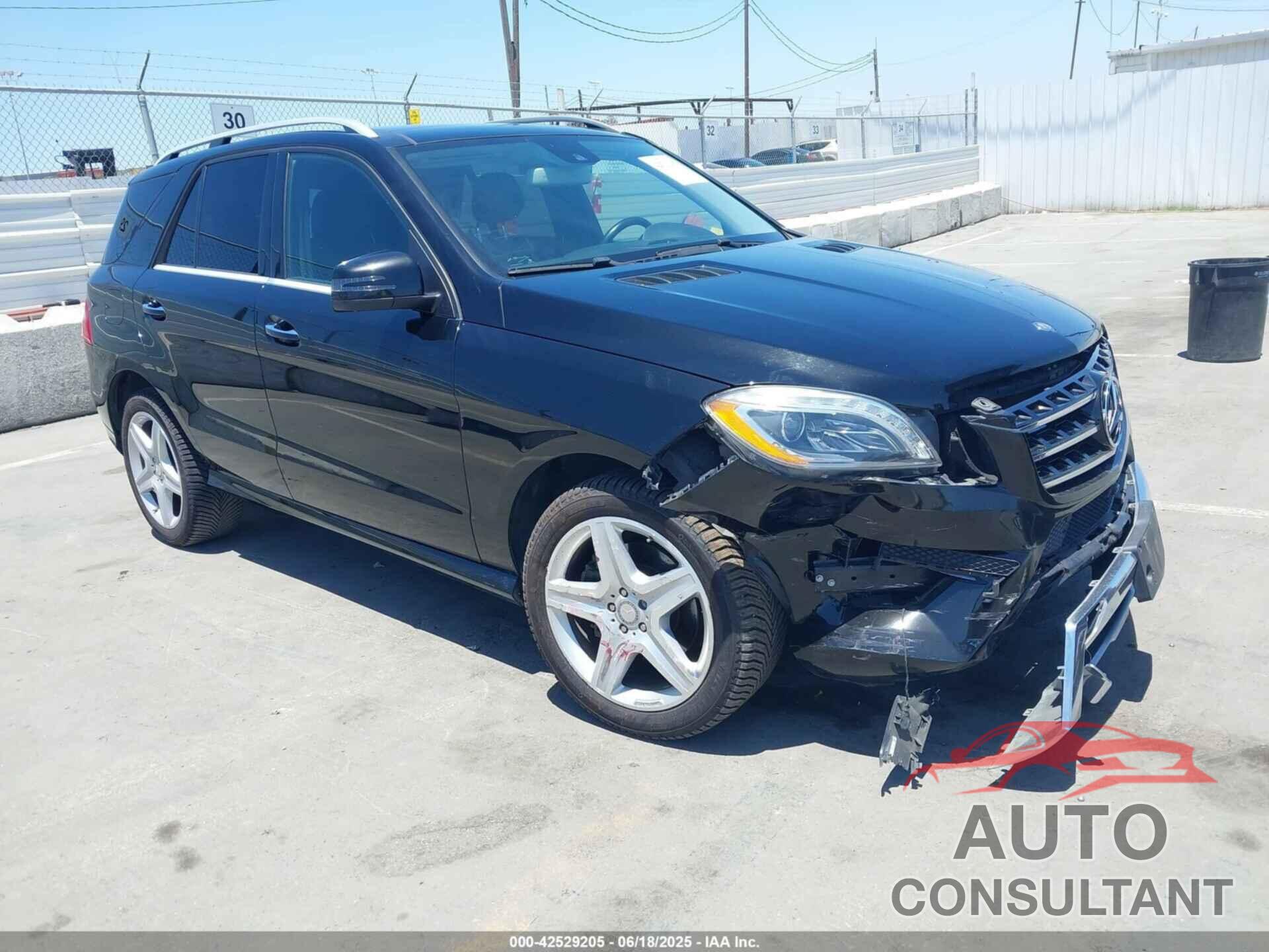 MERCEDES-BENZ ML 400 2015 - 4JGDA5GB3FA581009