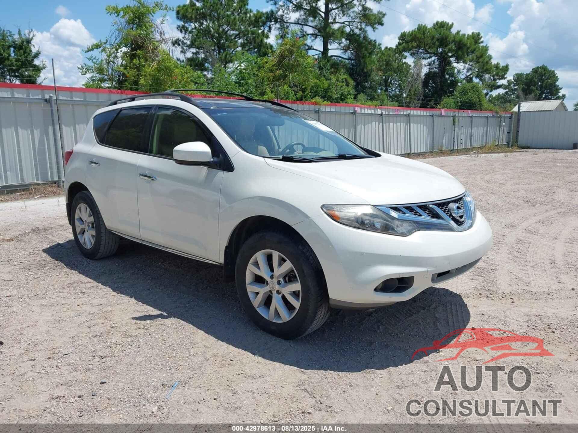 NISSAN MURANO 2014 - JN8AZ1MUXEW415073