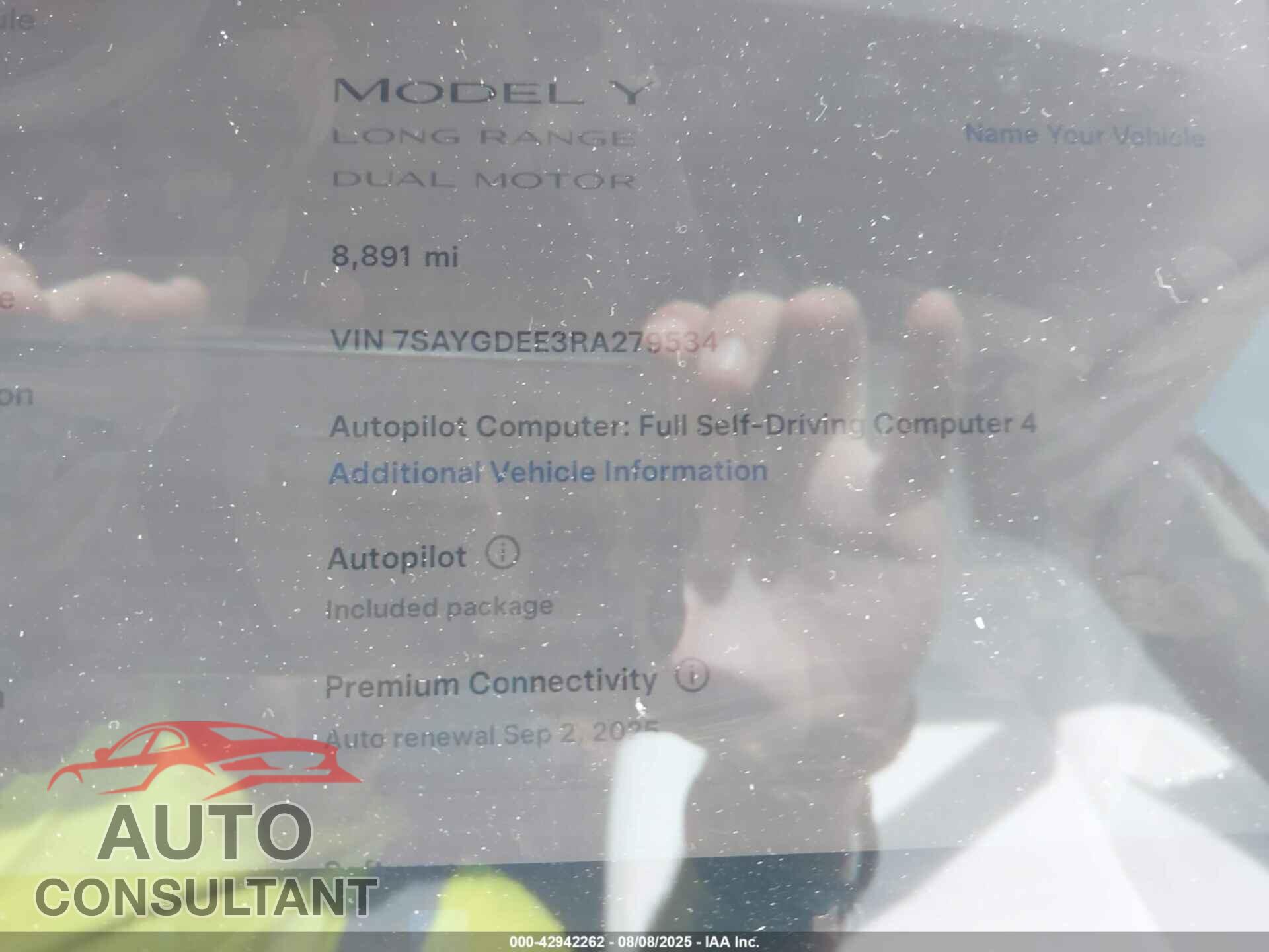 TESLA MODEL Y 2024 - 7SAYGDEE3RA279534