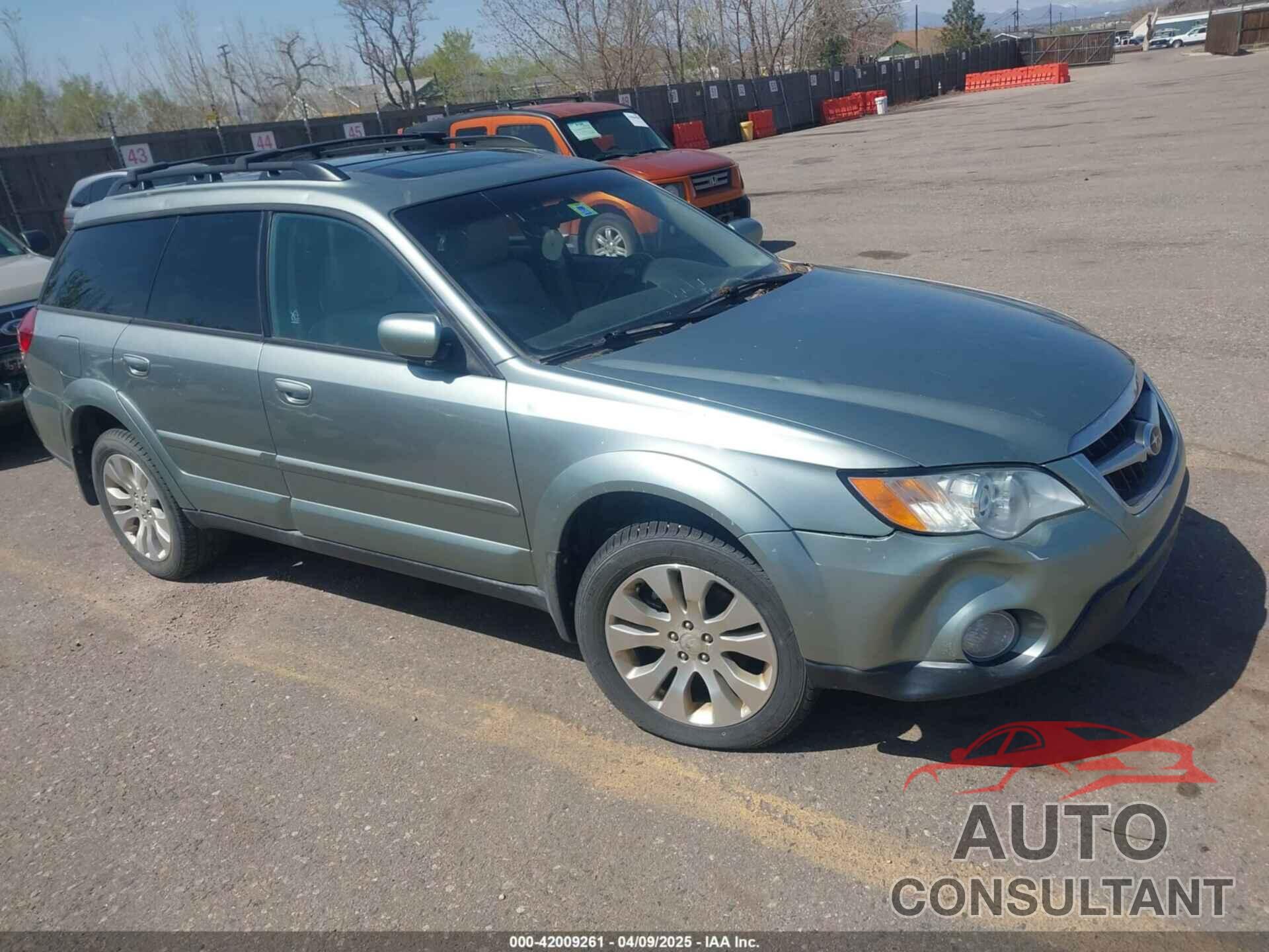 SUBARU OUTBACK 2009 - 4S4BP66C197338998