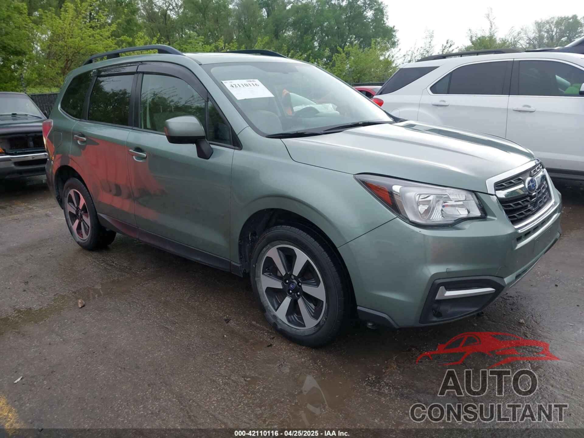 SUBARU FORESTER 2018 - JF2SJAEC0JH406797