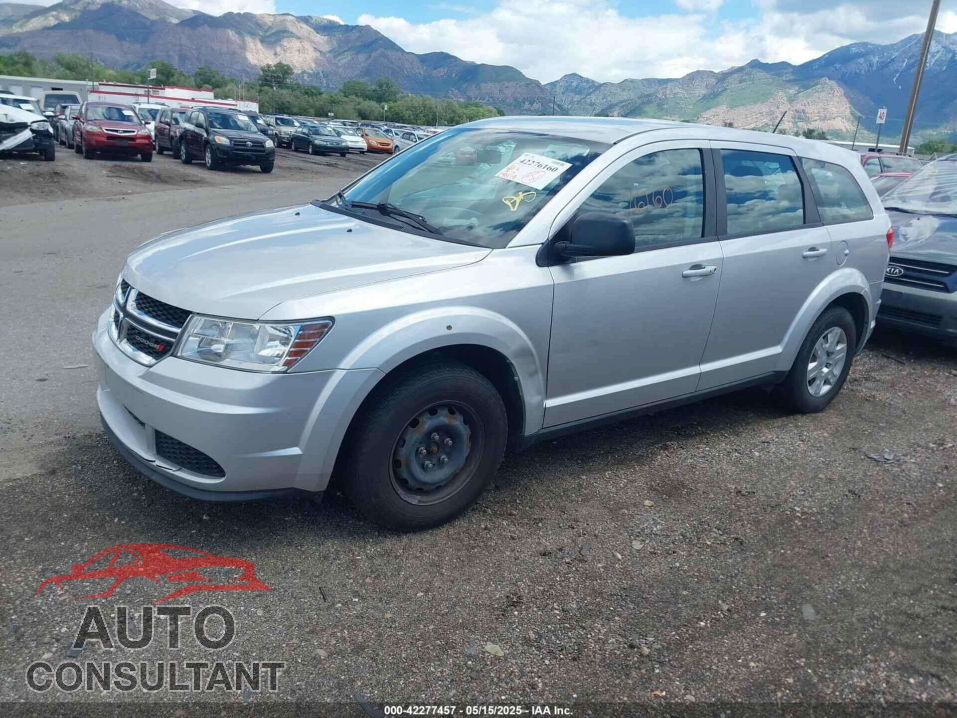 DODGE JOURNEY 2012 - 3C4PDCAB0CT389993