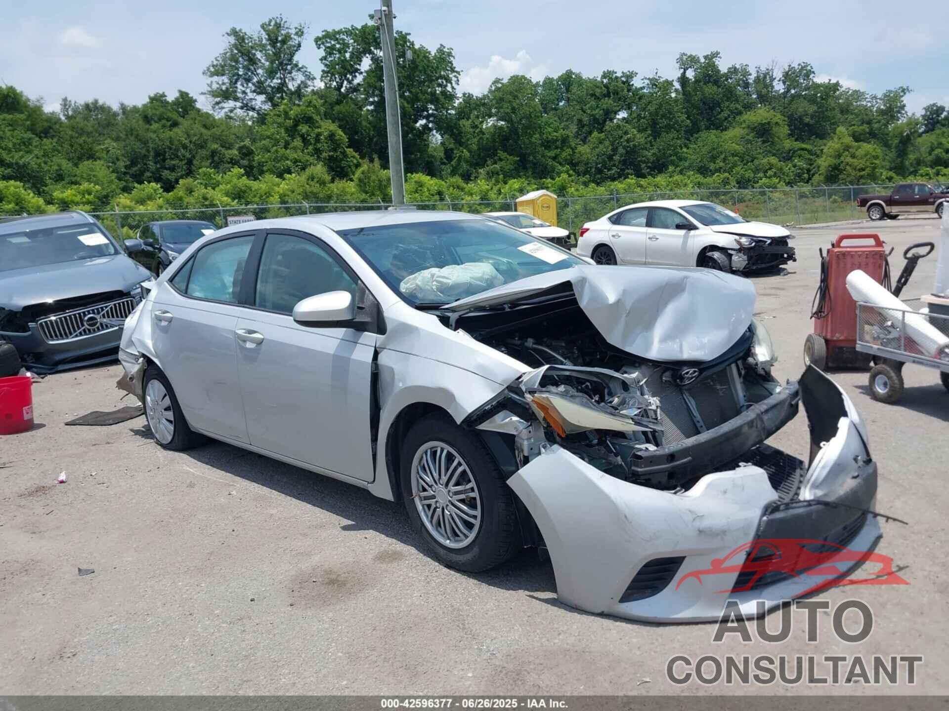 TOYOTA COROLLA 2016 - 2T1BURHE7GC608440