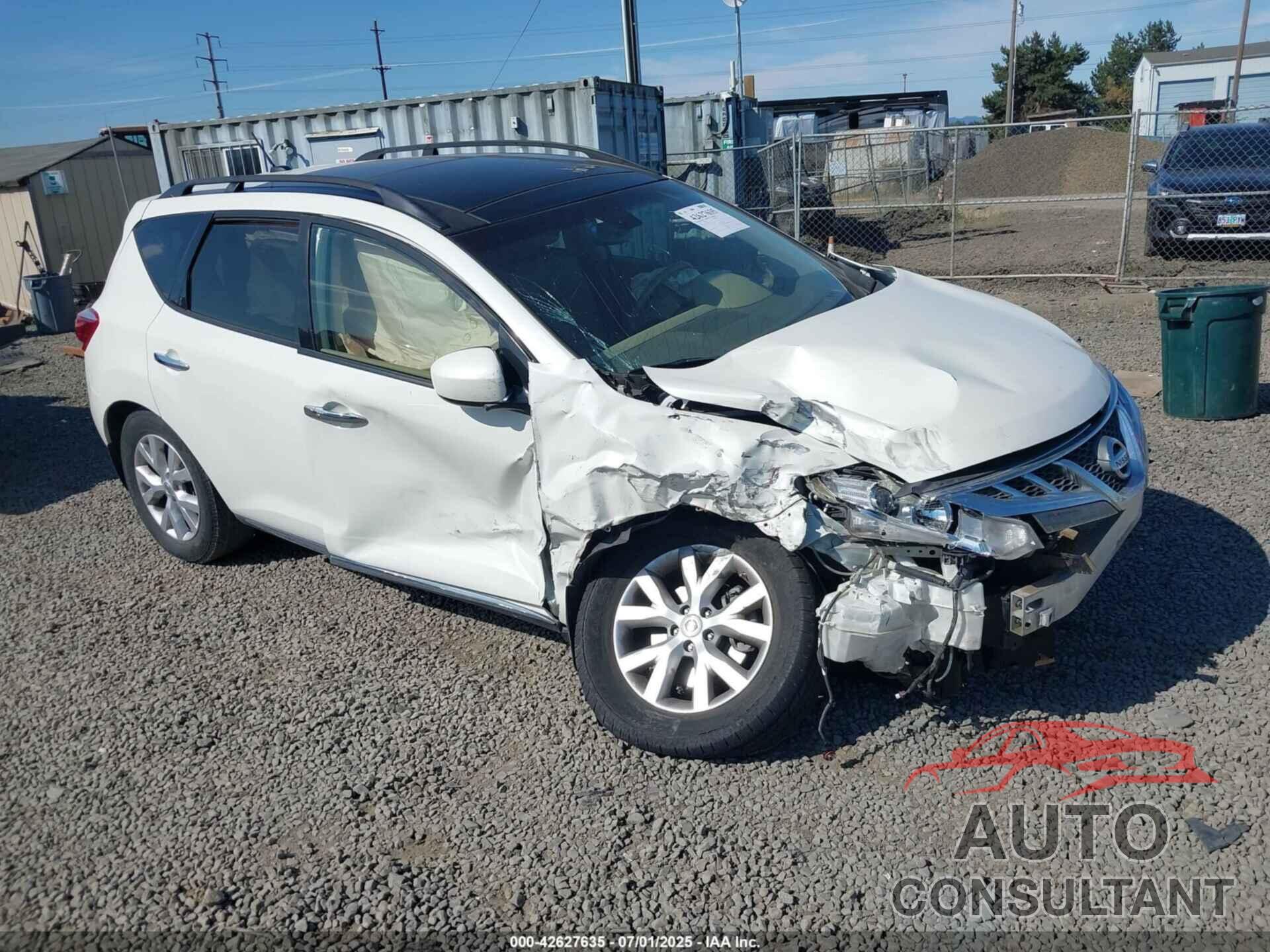 NISSAN MURANO 2014 - JN8AZ1MW1EW519534