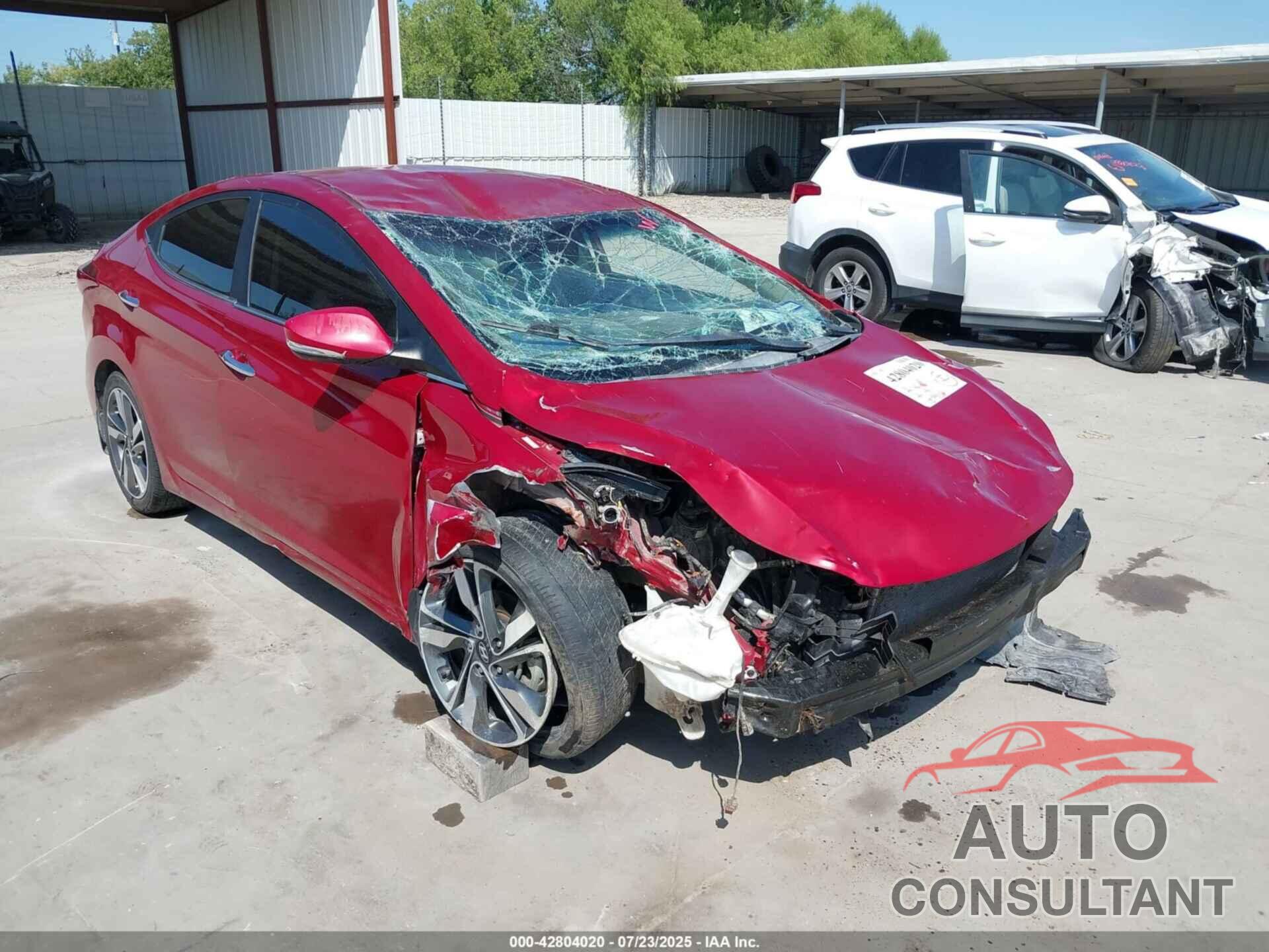 HYUNDAI ELANTRA 2016 - KMHDH4AE5GU598628