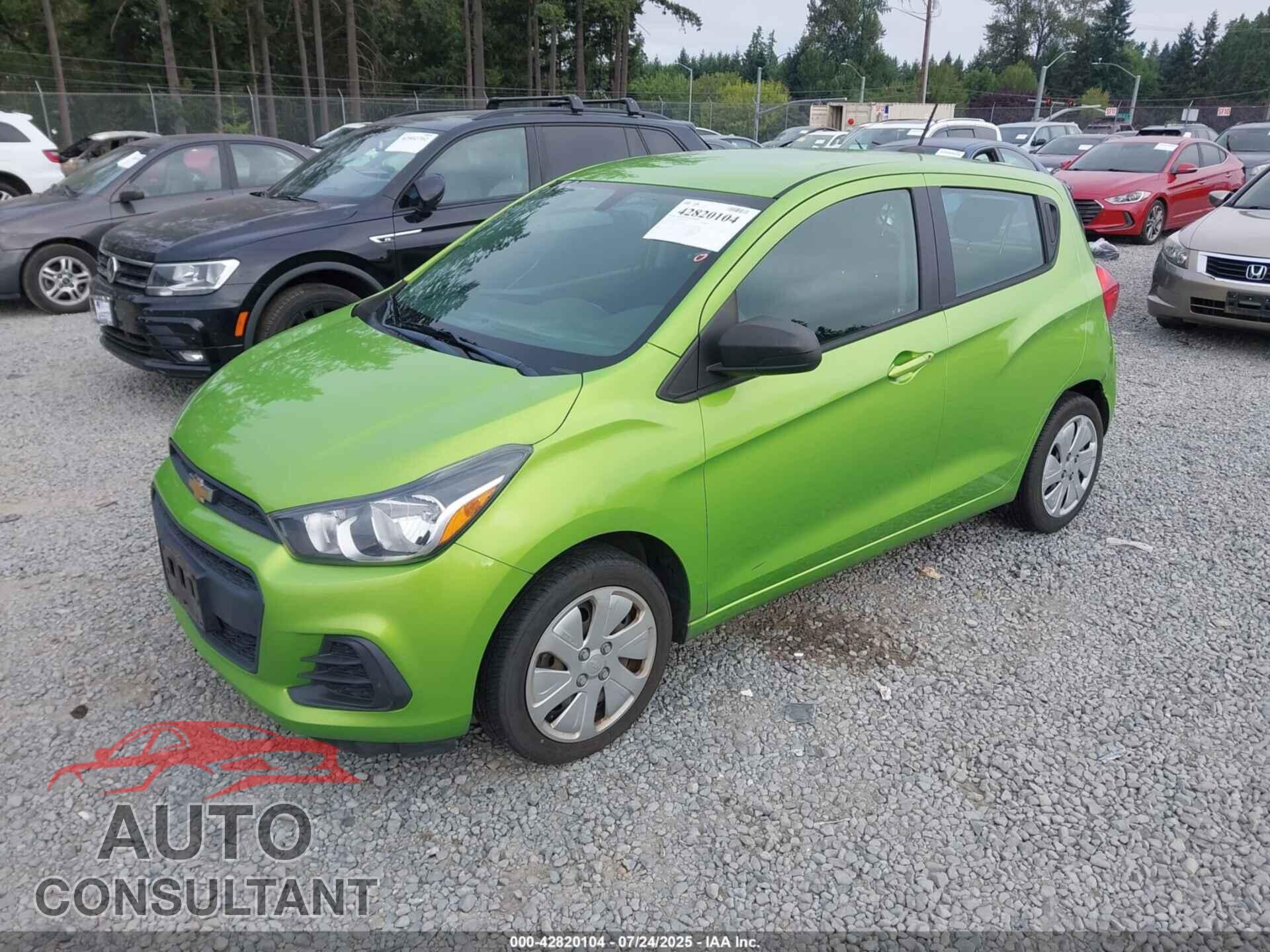 CHEVROLET SPARK 2016 - KL8CA6SA1GC588835
