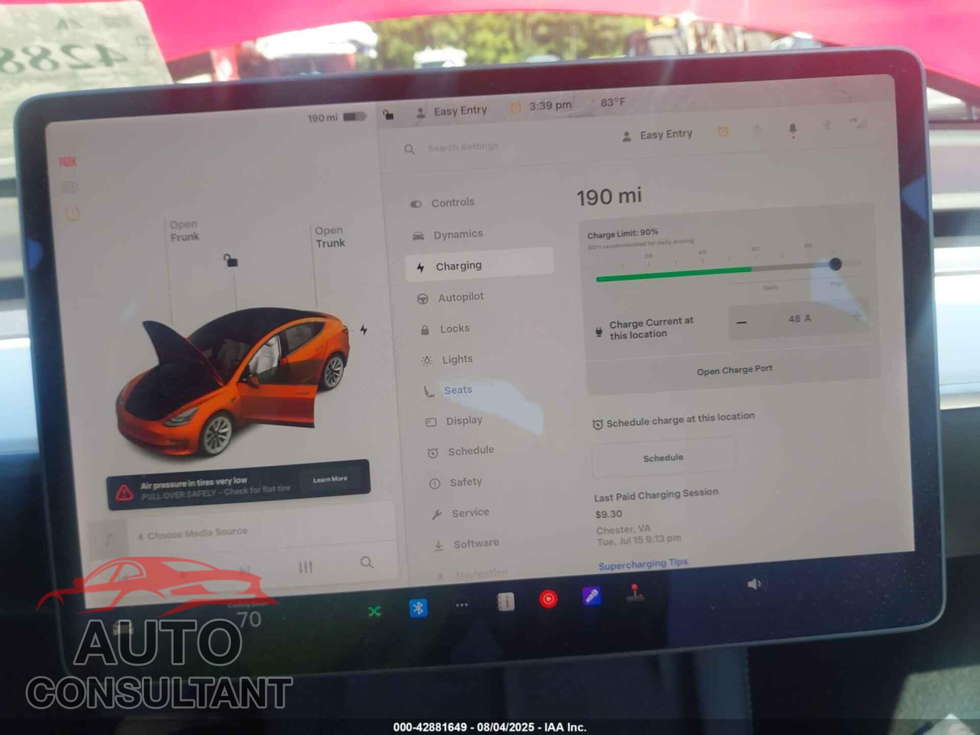 TESLA MODEL 3 2022 - 5YJ3E1EB5NF145221