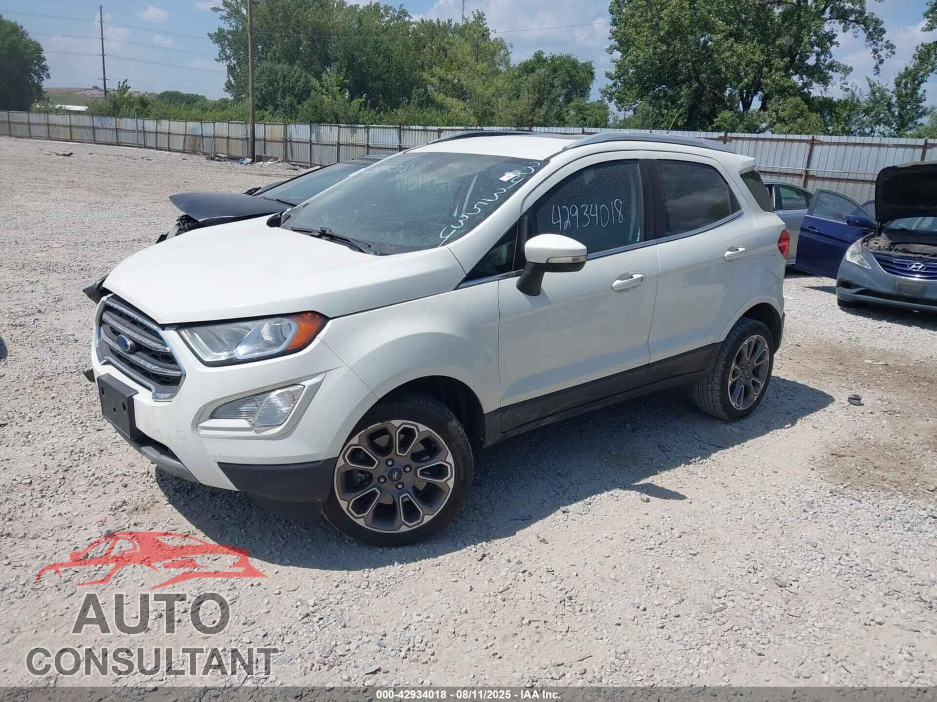FORD ECOSPORT 2020 - MAJ6S3KLXLC343534