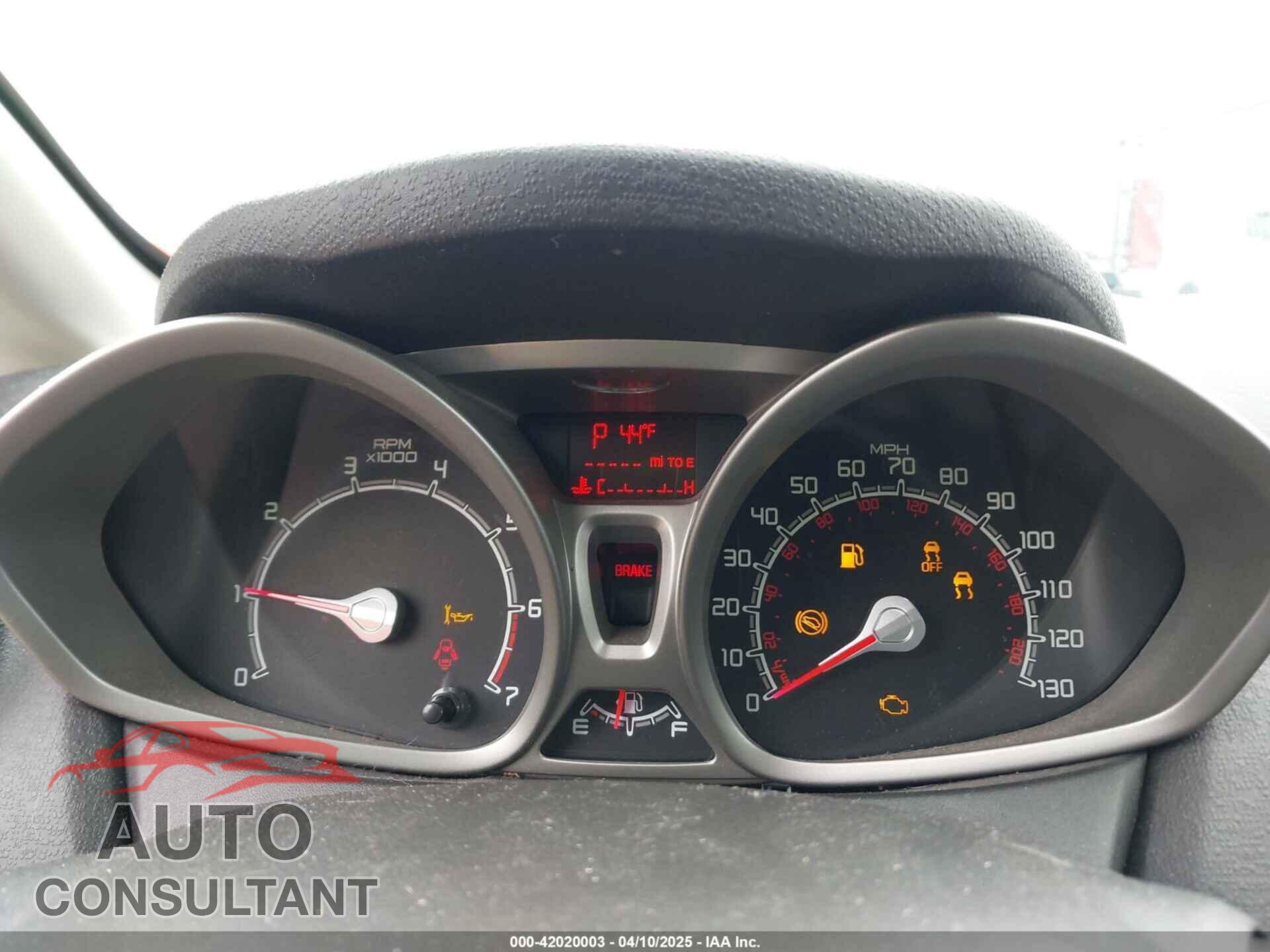 FORD FIESTA 2013 - 3FADP4EJ8DM193710