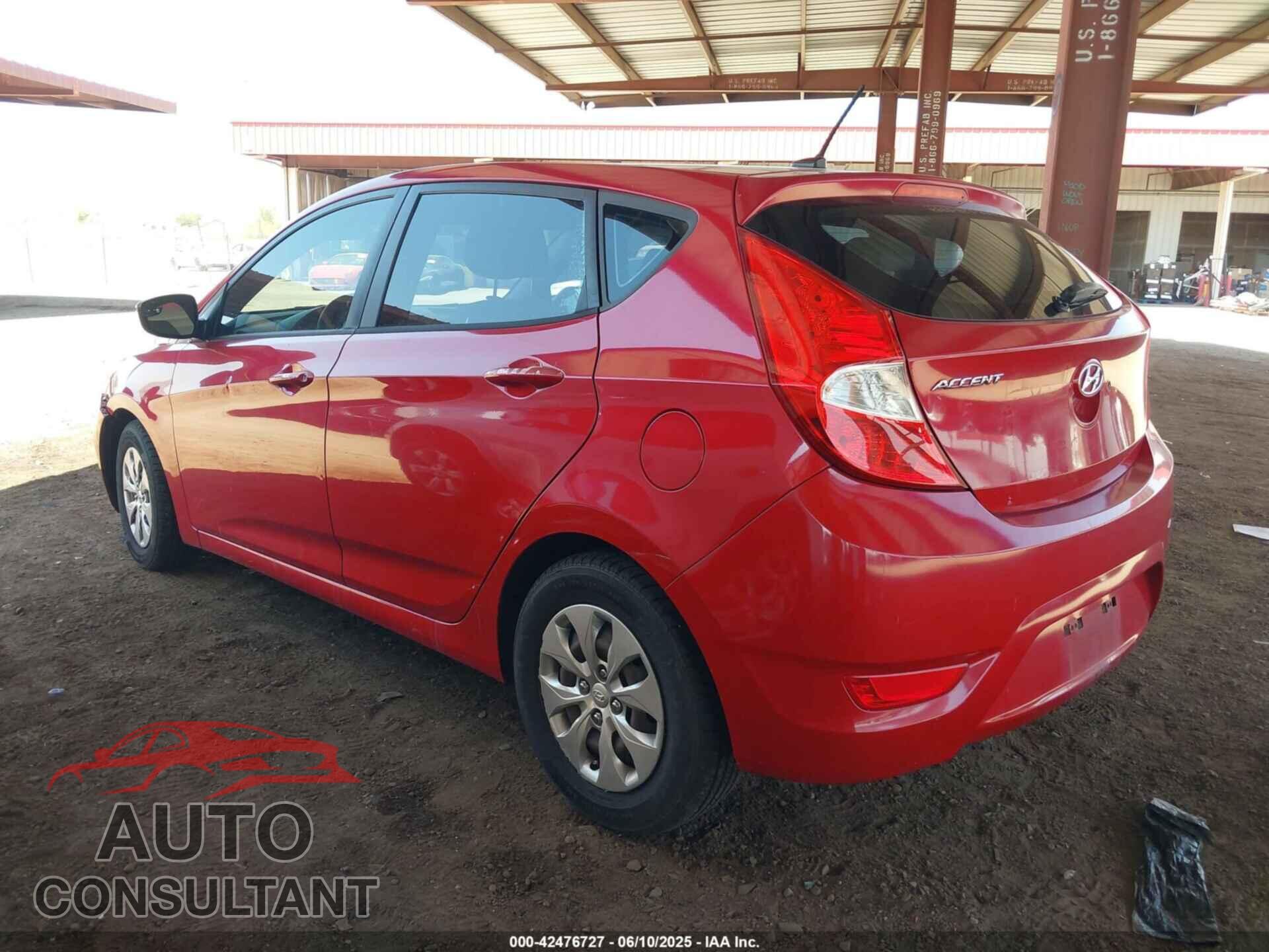 HYUNDAI ACCENT 2015 - KMHCT5AE4FU219617