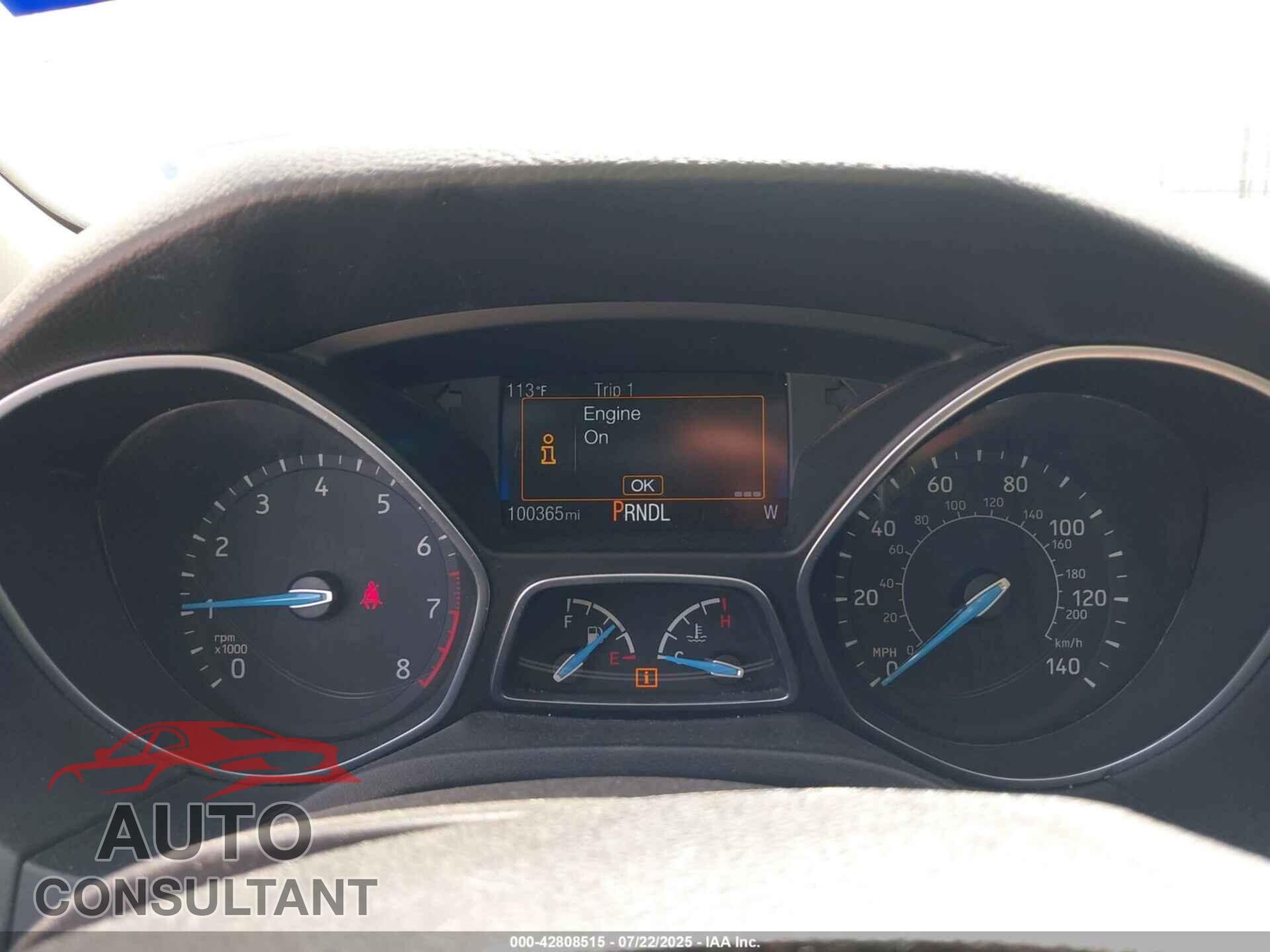 FORD FOCUS 2017 - 1FADP3K24HL231111