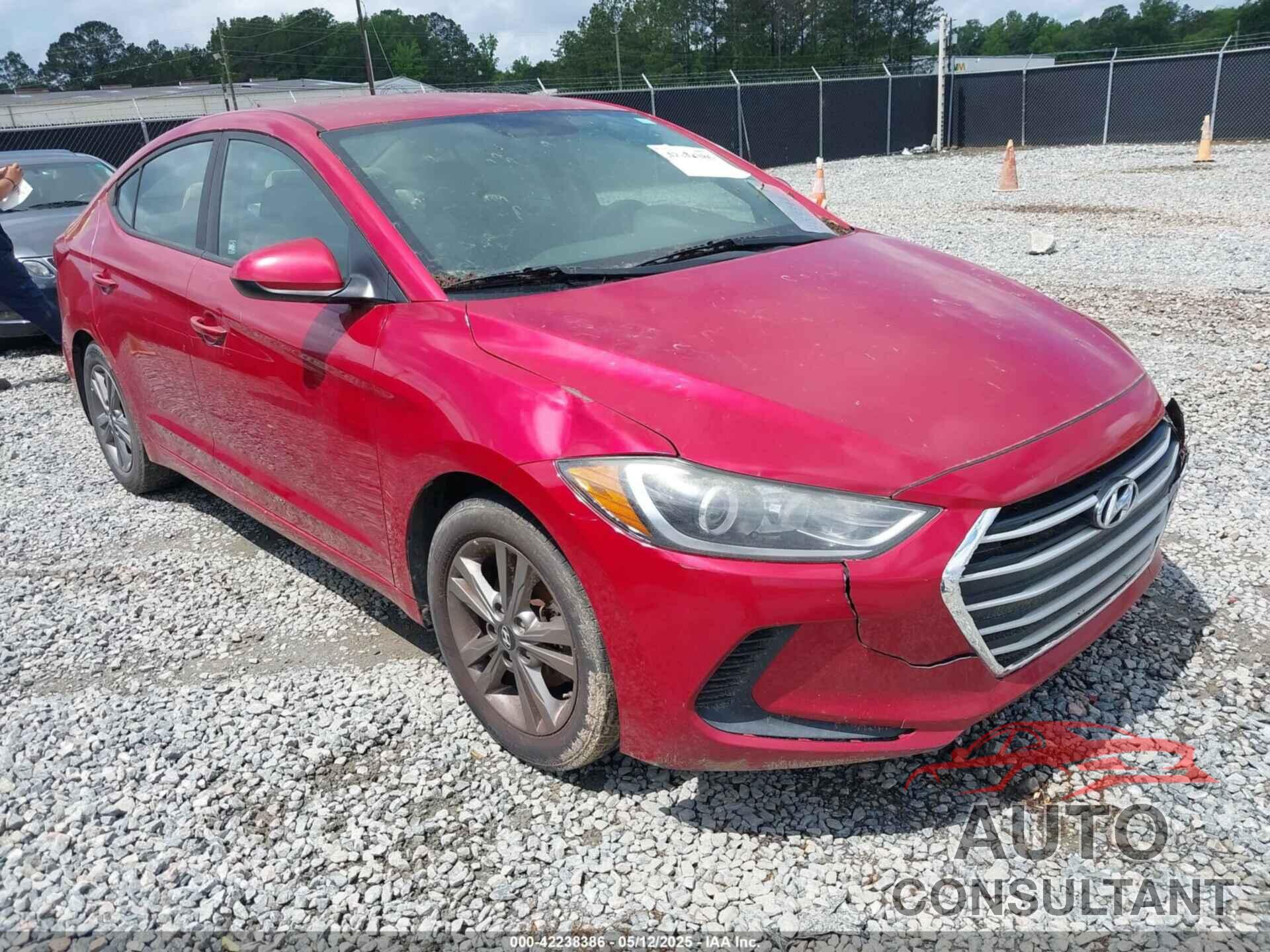 HYUNDAI ELANTRA 2017 - 5NPD84LFXHH010194