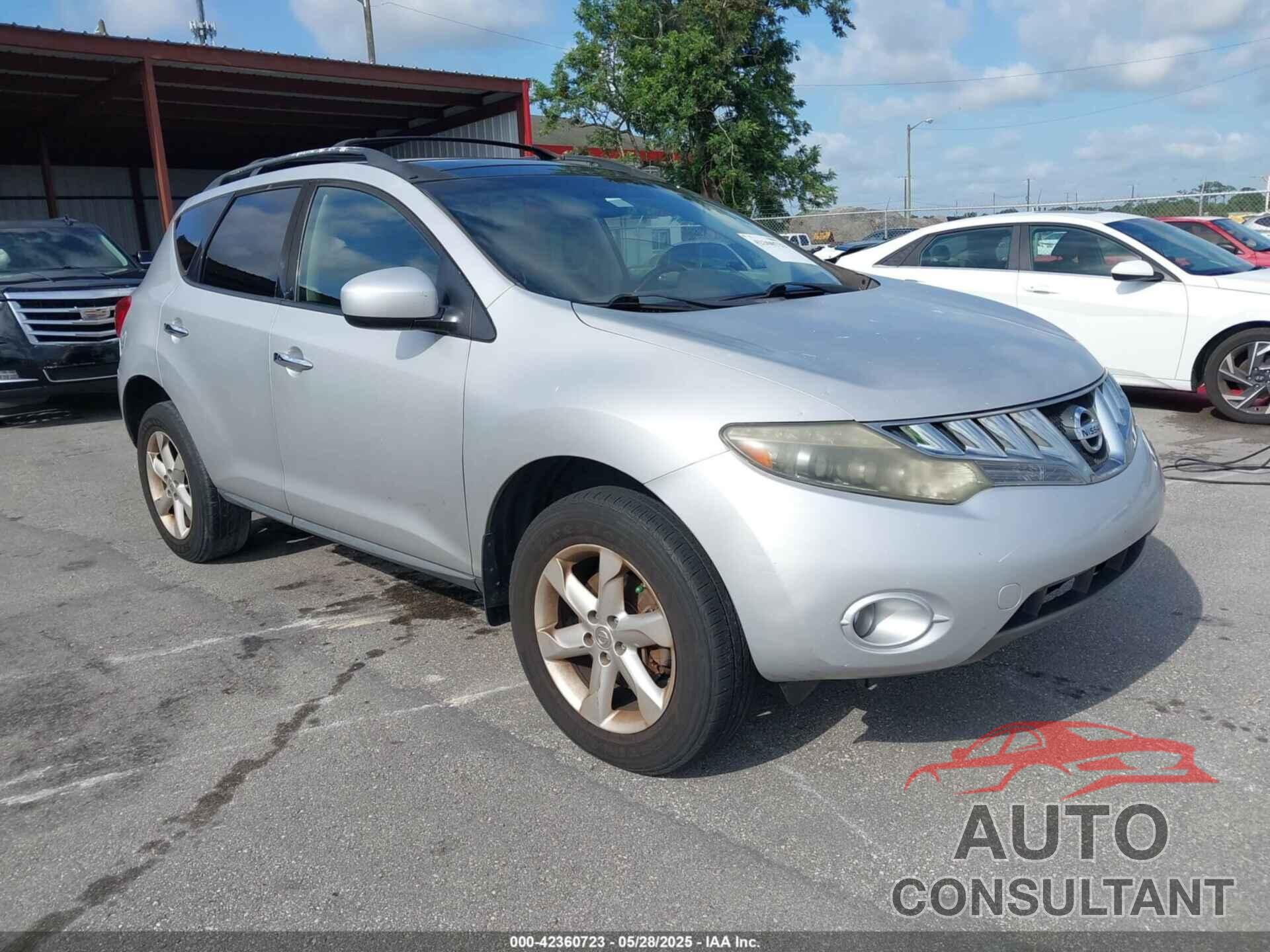 NISSAN MURANO 2010 - JN8AZ1MU0AW004601