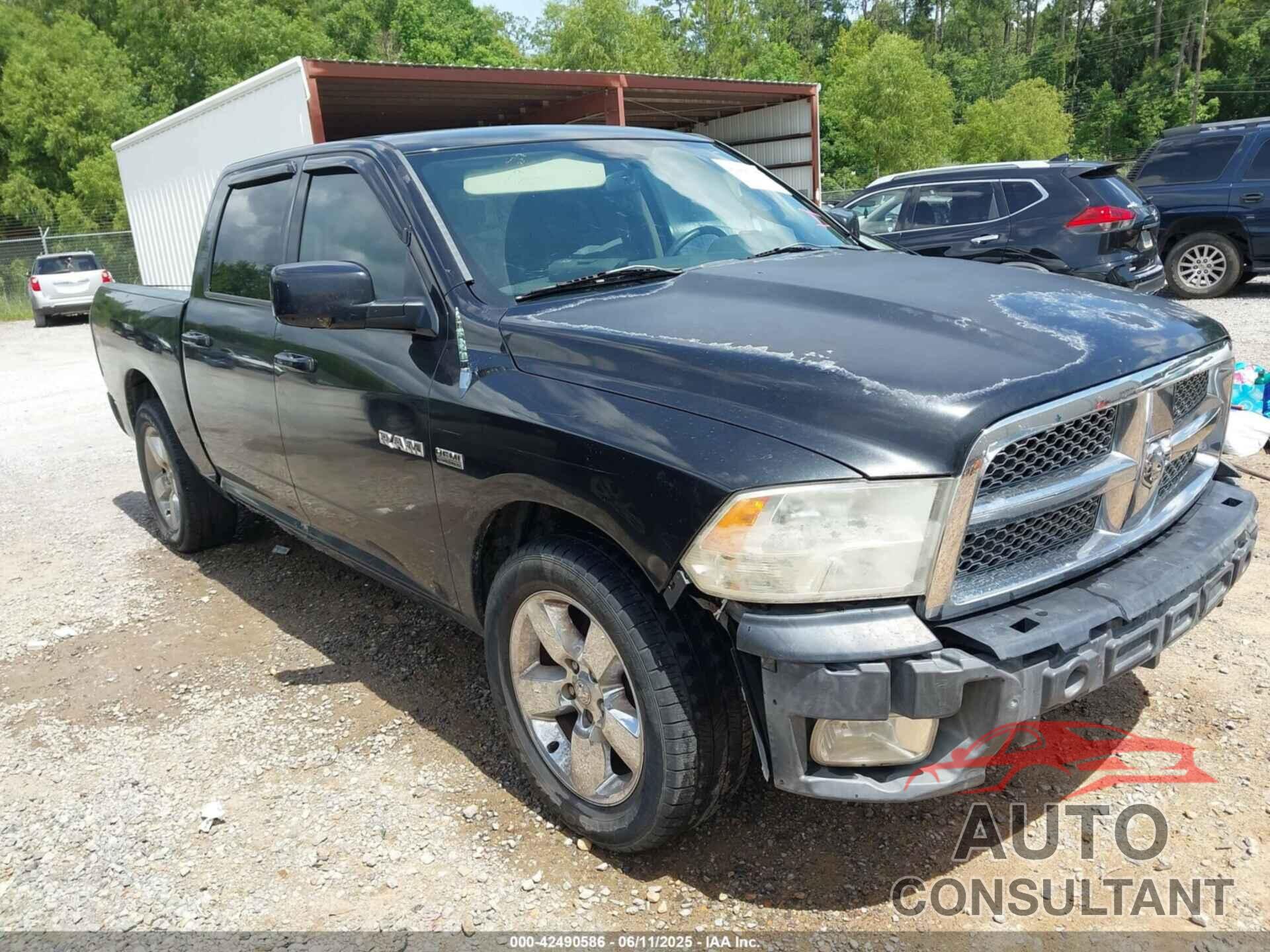 DODGE RAM 1500 2009 - 1D3HB13T99S710693