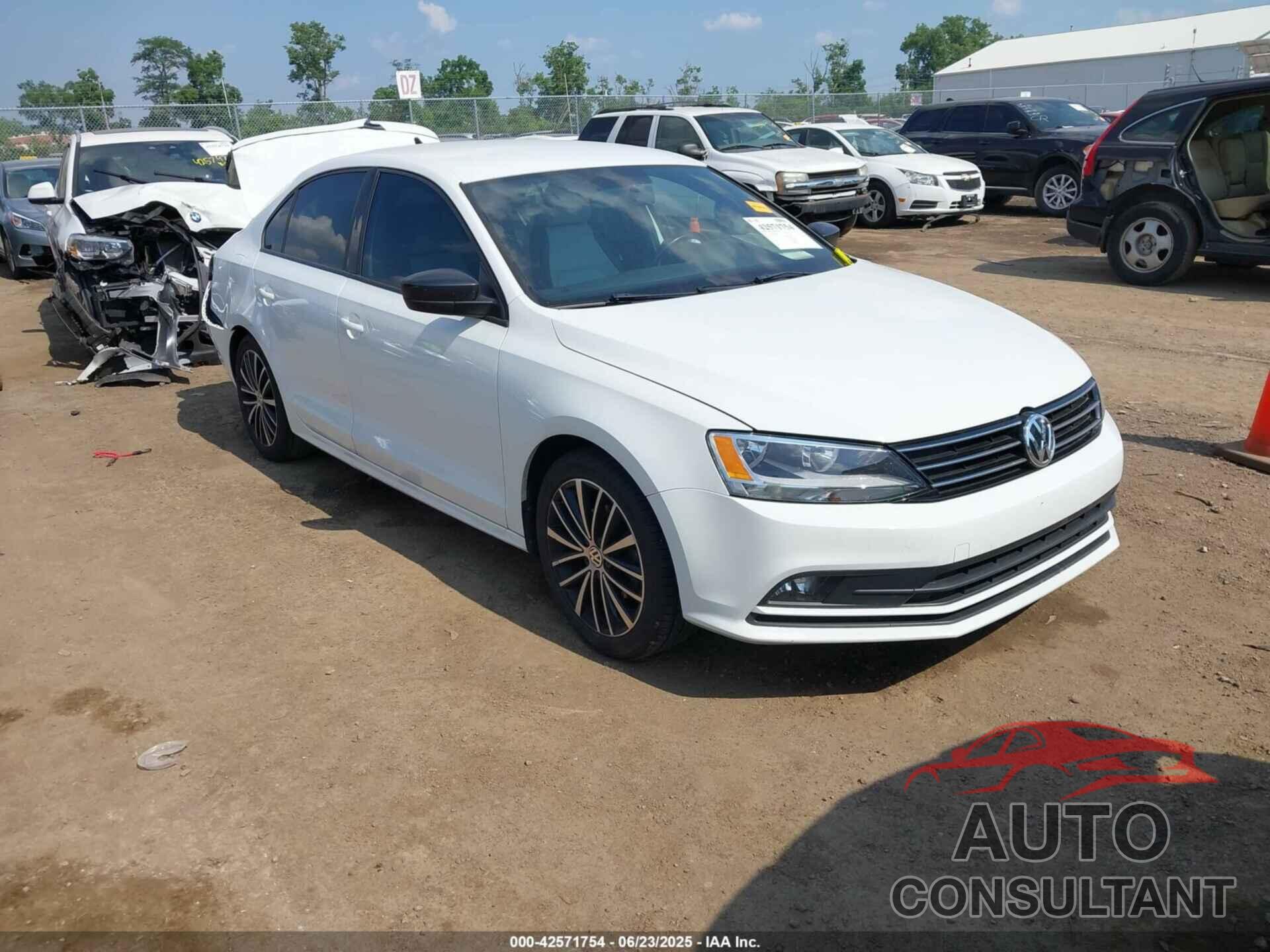 VOLKSWAGEN JETTA 2016 - 3VWD17AJ4GM259481