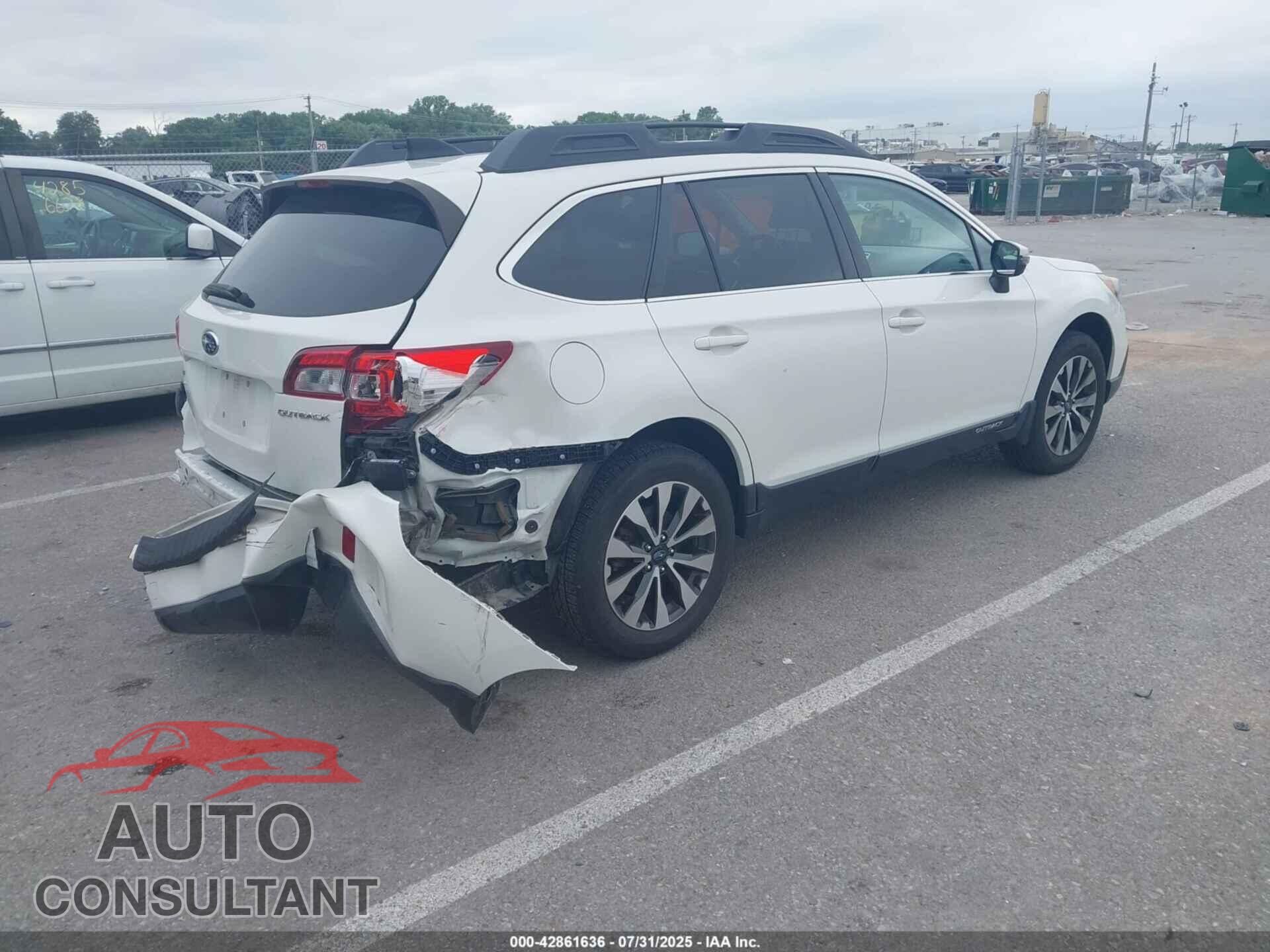 SUBARU OUTBACK 2016 - 4S4BSBNC2G3326310