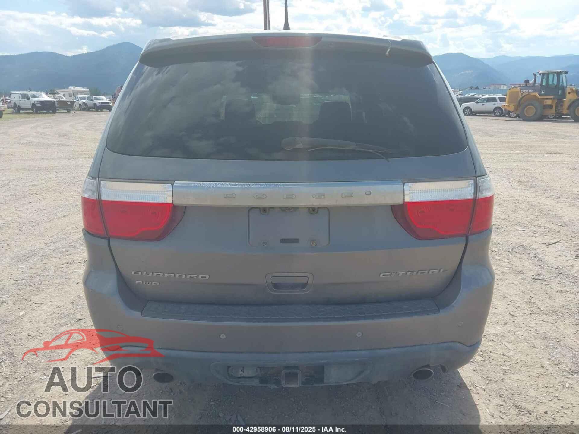 DODGE DURANGO 2011 - 1D4SE5GT4BC604548