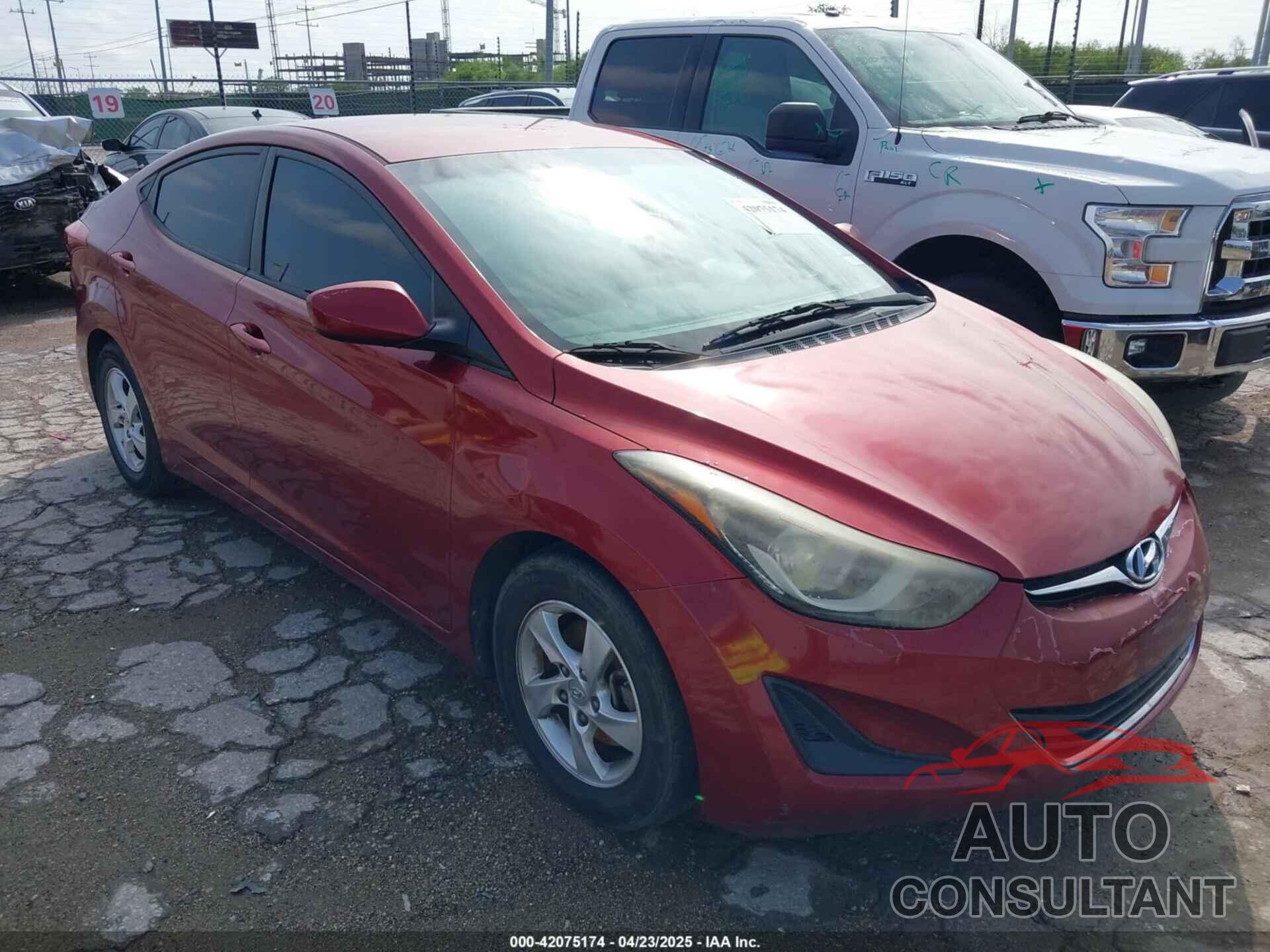HYUNDAI ELANTRA 2015 - 5NPDH4AE3FH644597