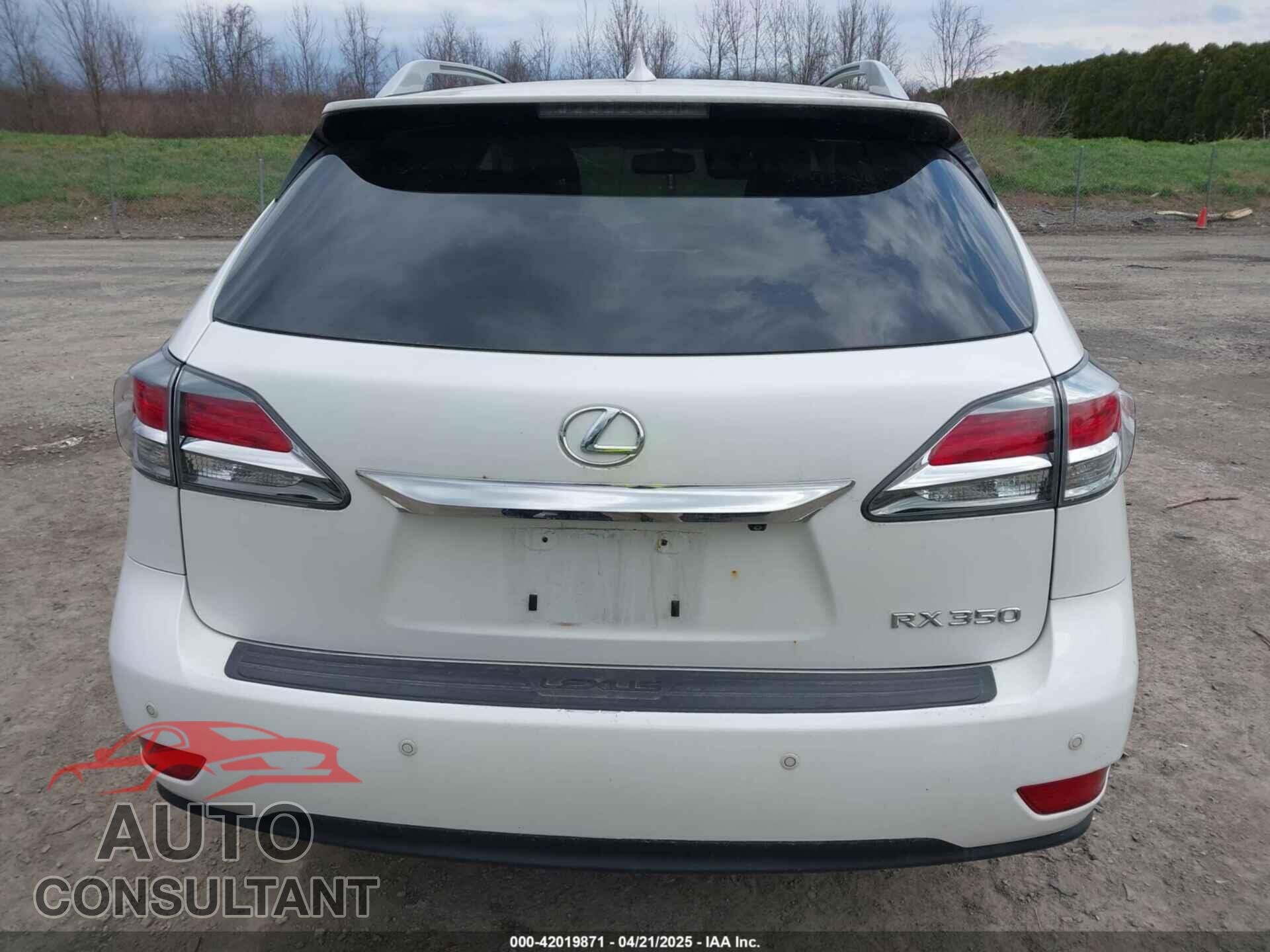 LEXUS RX 350 2015 - 2T2BK1BA2FC294722