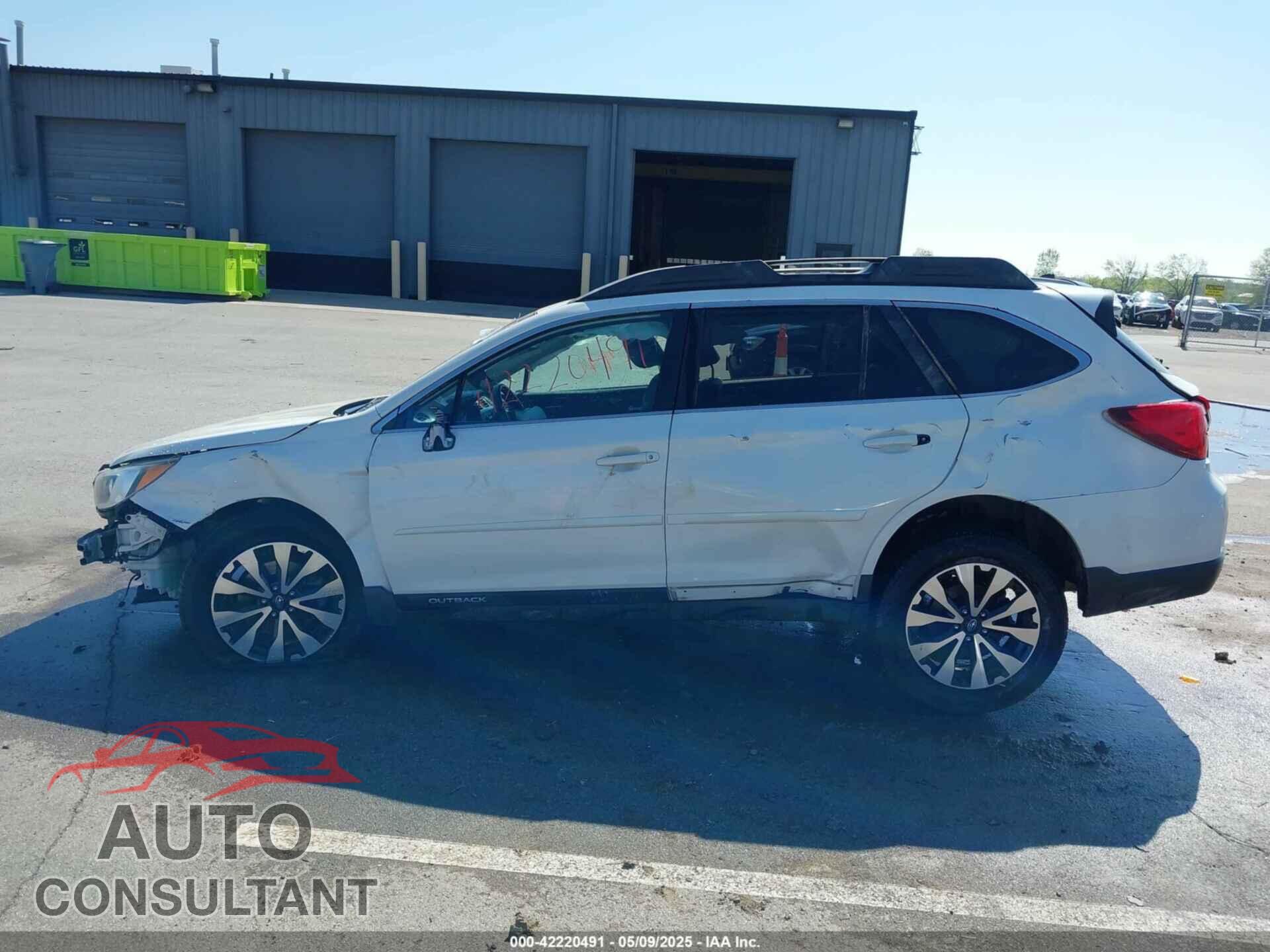 SUBARU OUTBACK 2017 - 4S4BSAKC2H3232041