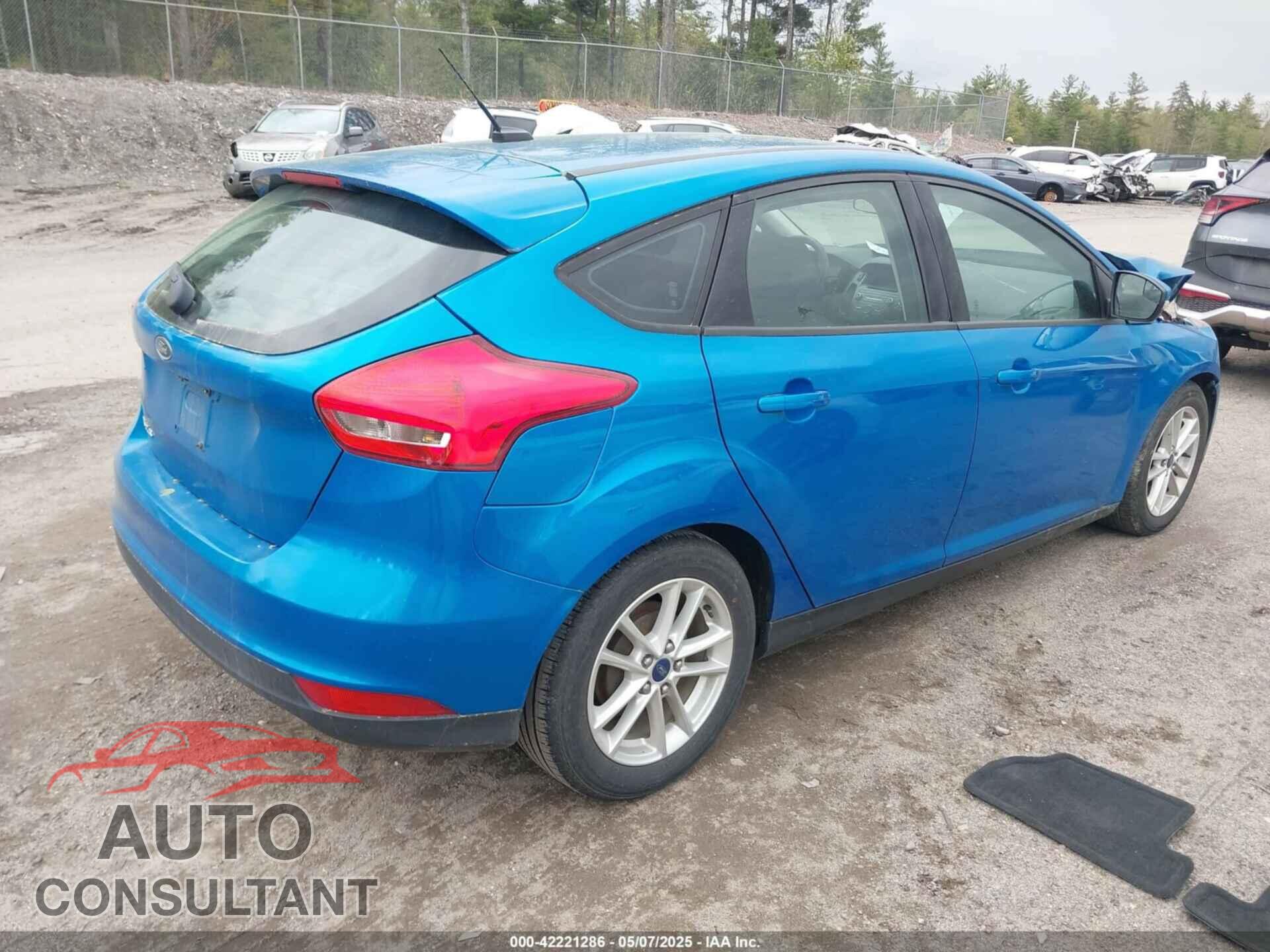FORD FOCUS 2015 - 1FADP3K29FL386363
