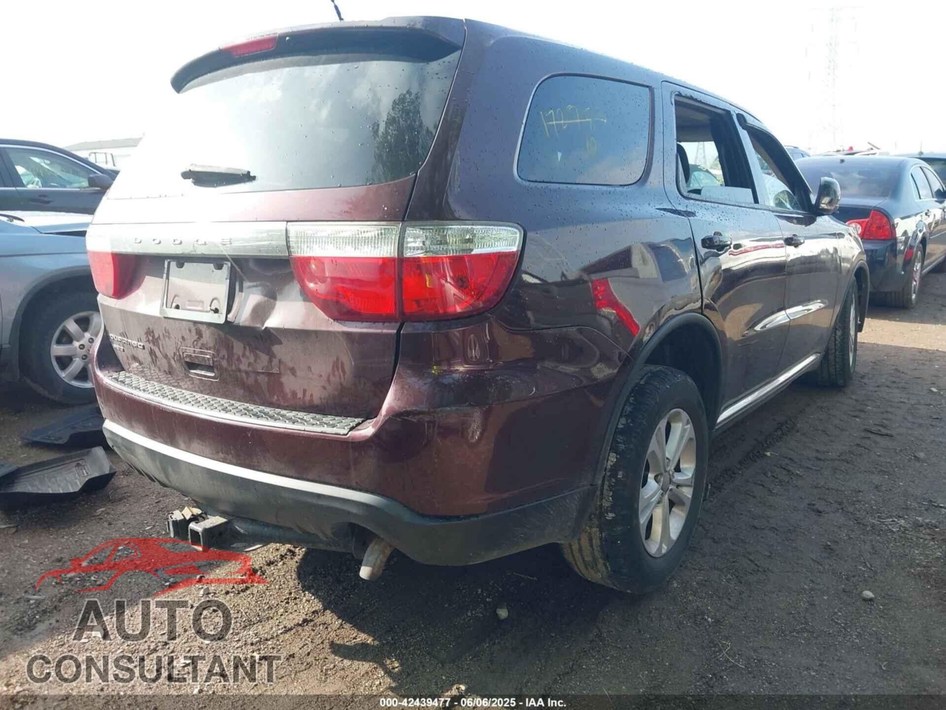 DODGE DURANGO 2012 - 1C4RDJAG5CC172783
