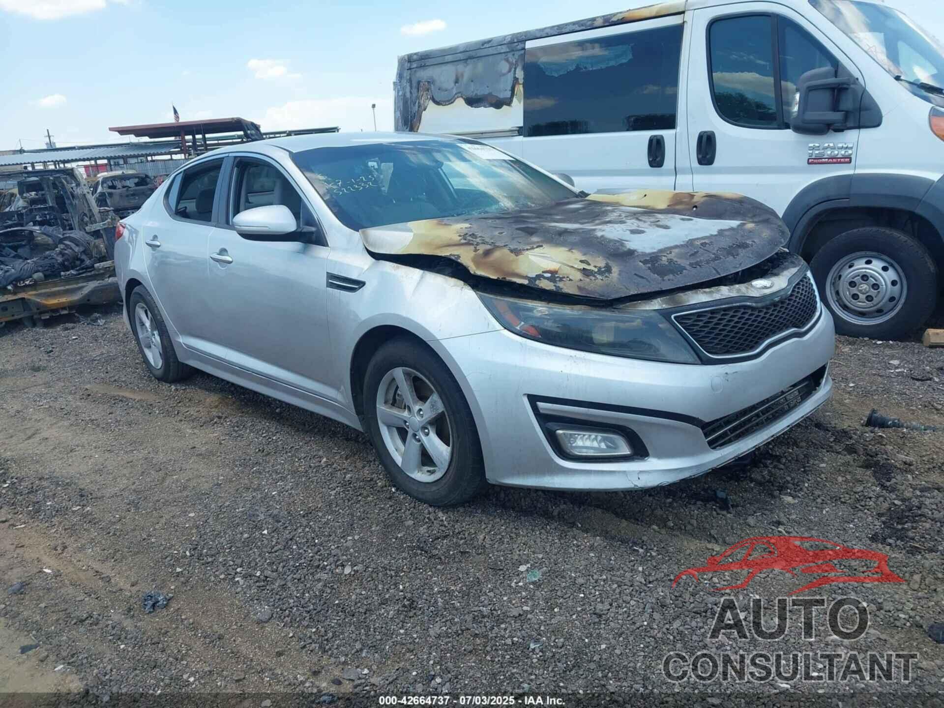 KIA OPTIMA 2014 - KNAGM4A77E5522332