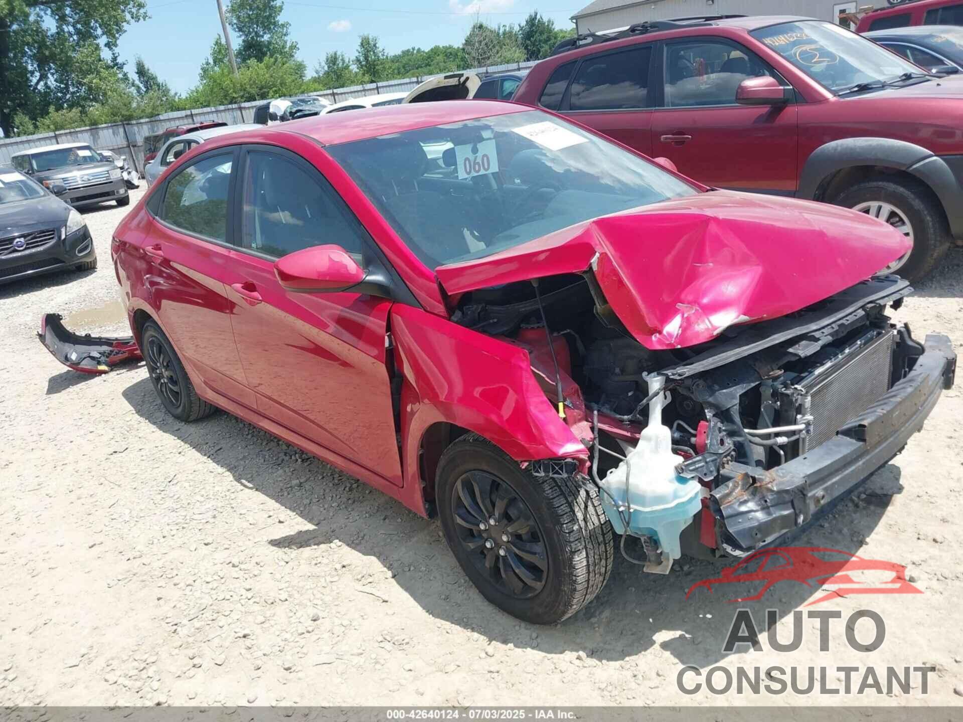 HYUNDAI ACCENT 2015 - KMHCT4AEXFU896312