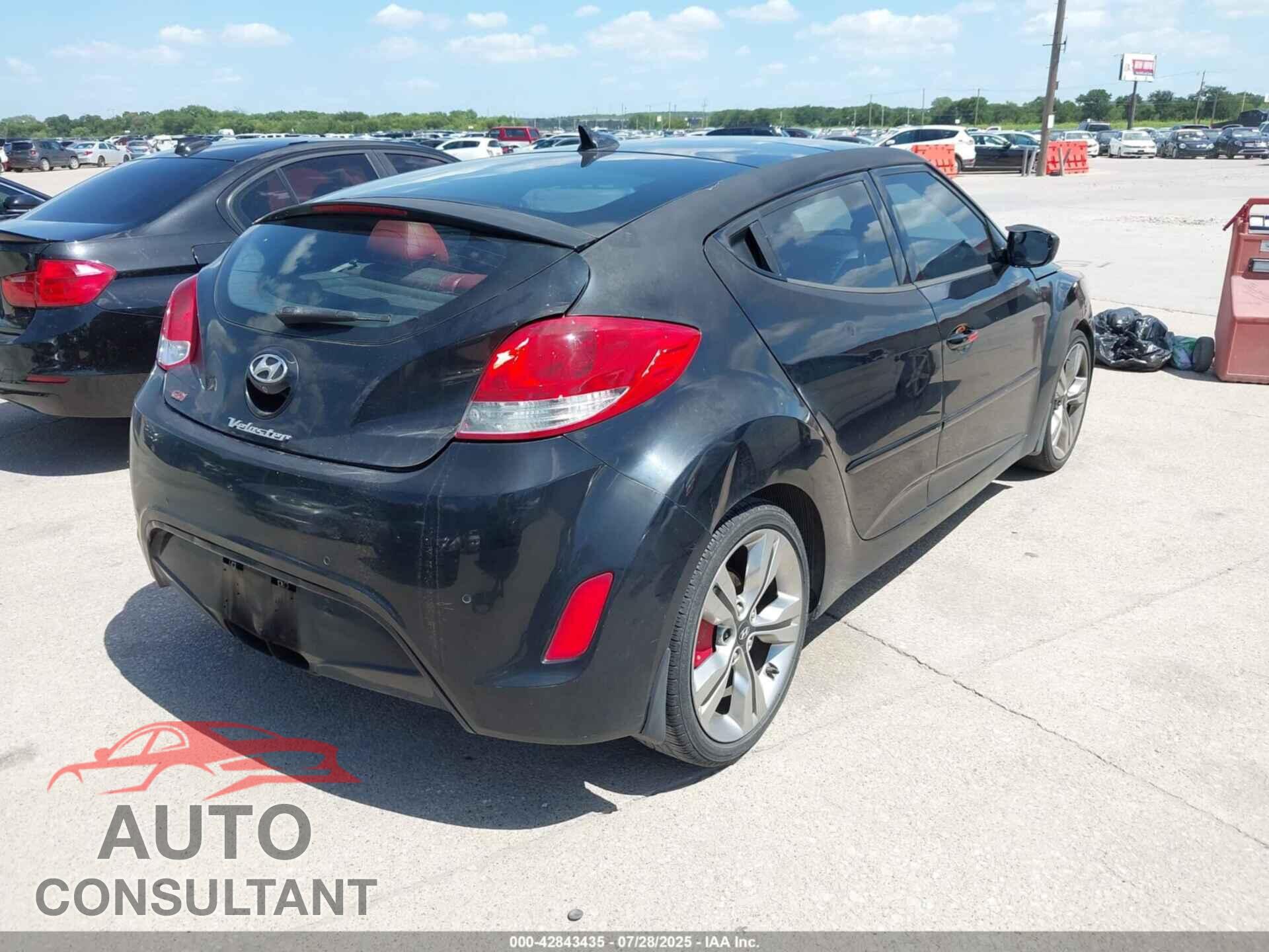 HYUNDAI VELOSTER 2012 - KMHTC6AD2CU077454