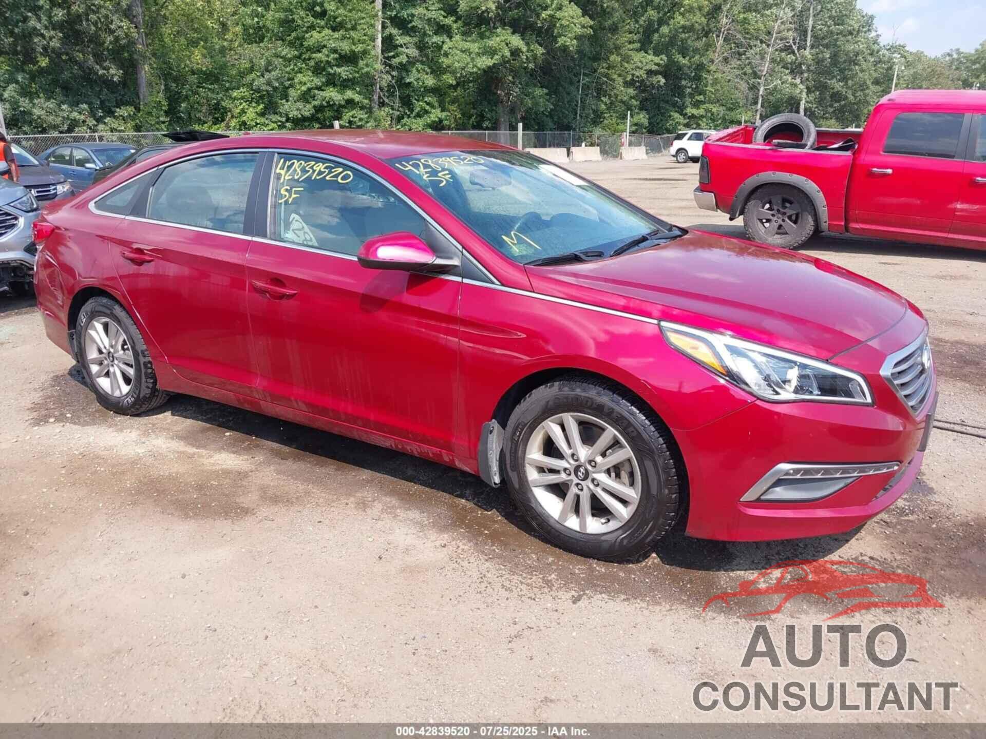 HYUNDAI SONATA 2015 - 5NPE24AF4FH227956