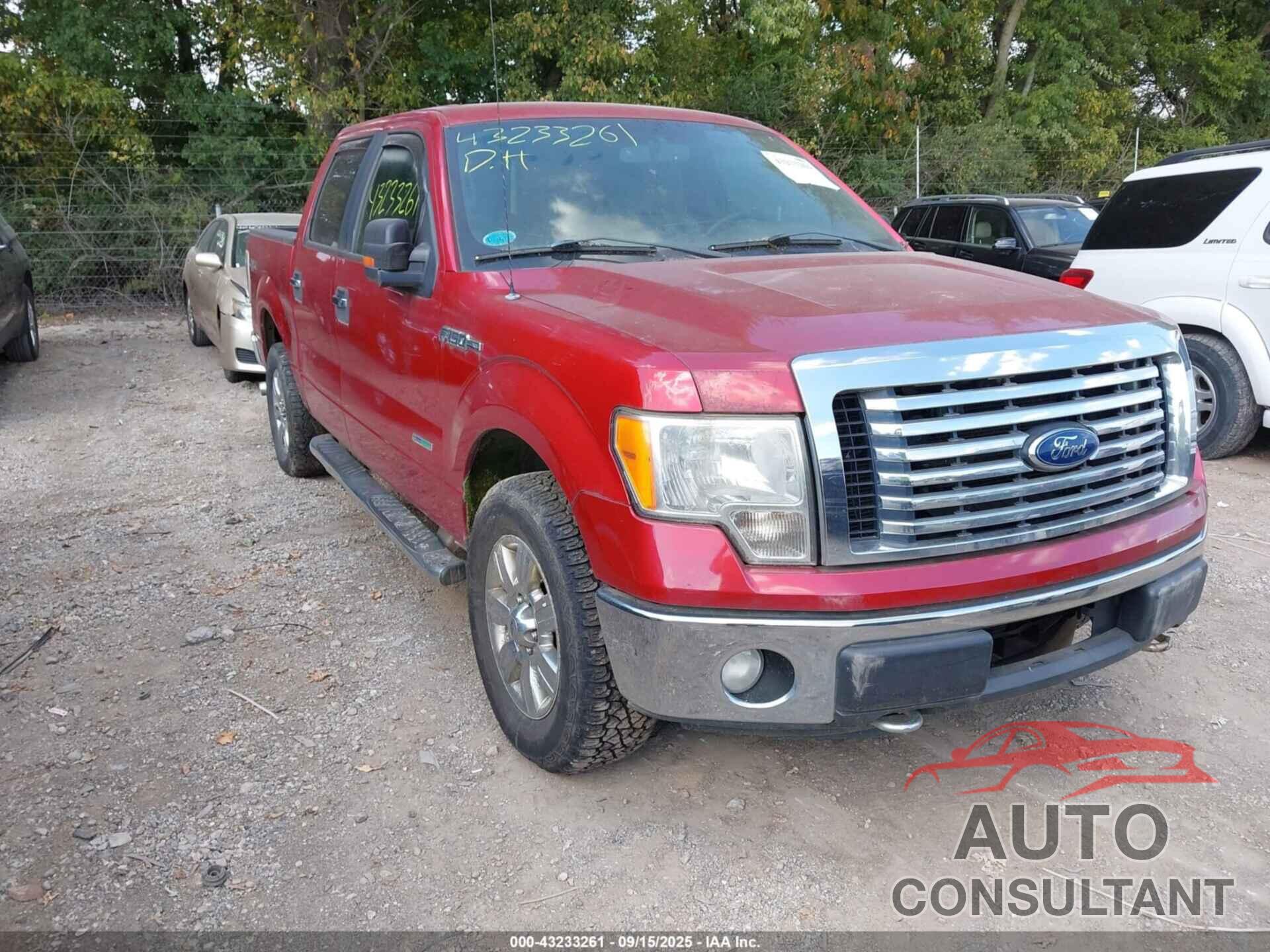 FORD F-150 2012 - 1FTFW1ET8CFB82372