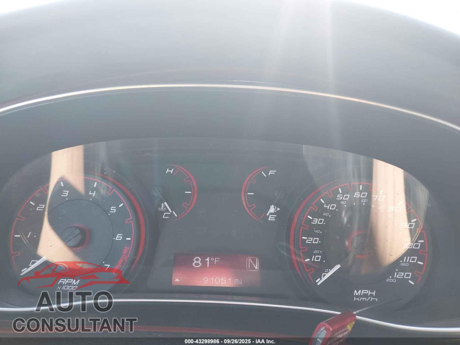 DODGE DART 2015 - 1C3CDFBB3FD301841