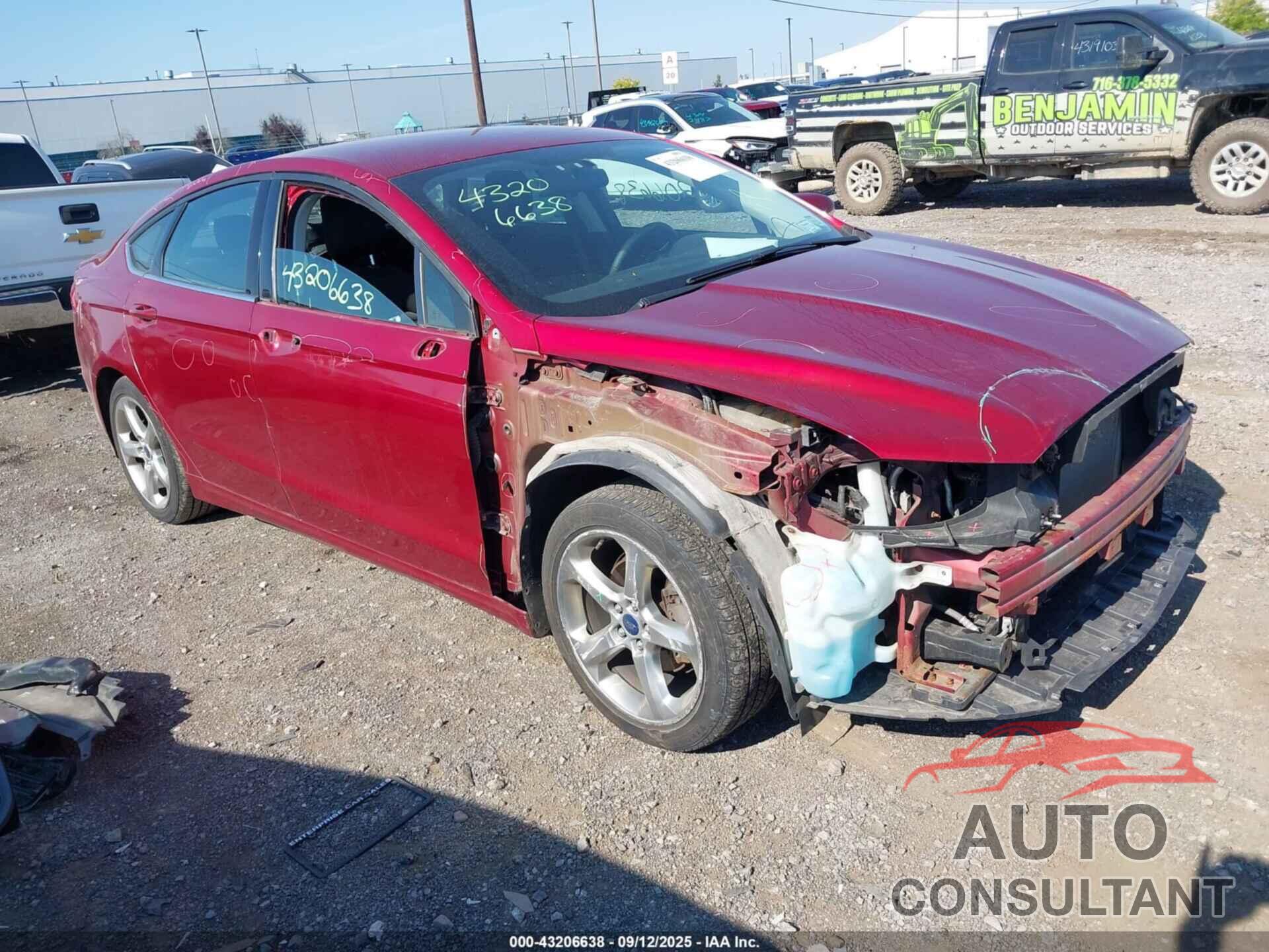 FORD FUSION 2014 - 3FA6P0H7XER387953