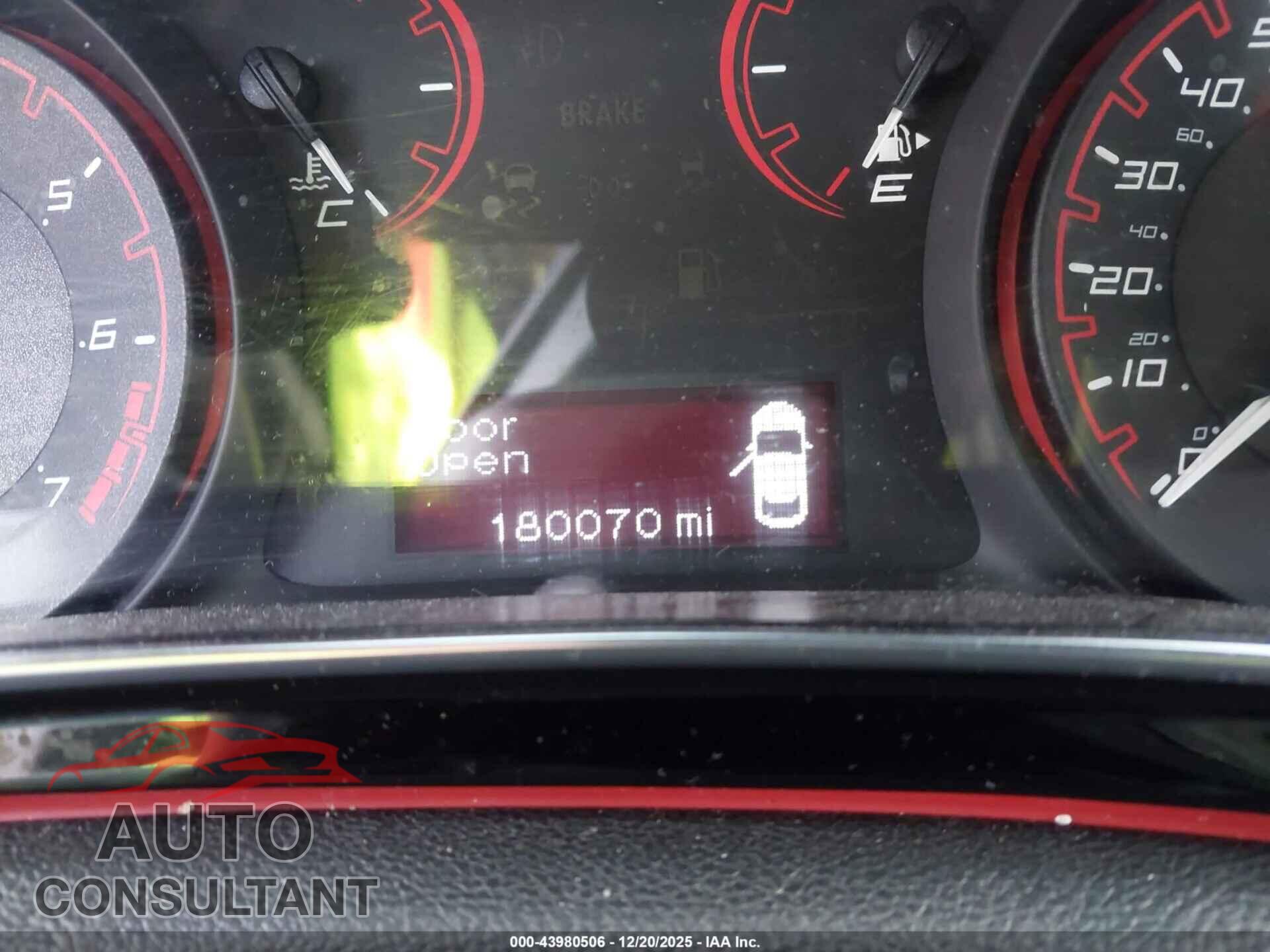DODGE DART 2015 - 1C3CDFBB0FD336580