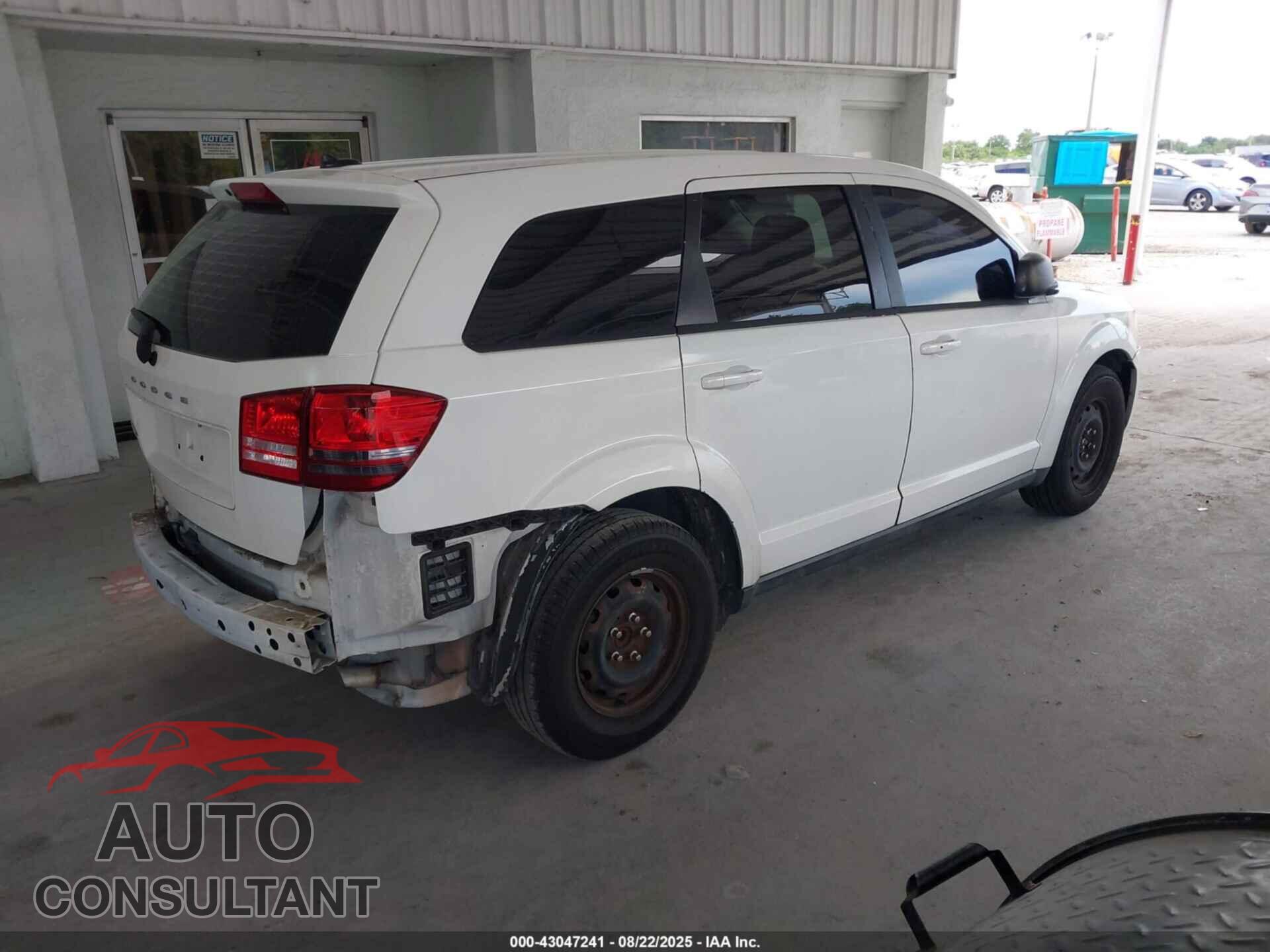 DODGE JOURNEY 2012 - 3C4PDCAB8CT362573