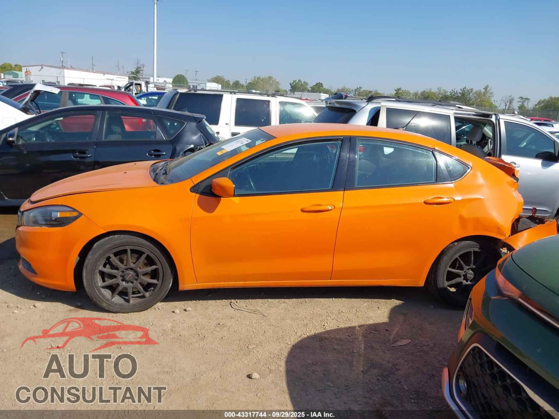 DODGE DART 2013 - 1C3CDFBA8DD325735
