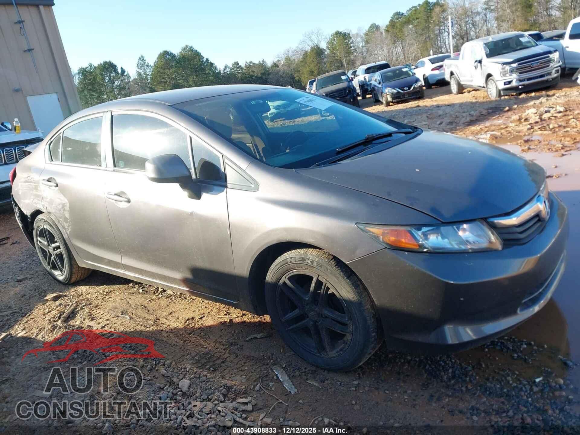 HONDA CIVIC 2012 - 19XFB2F54CE383407