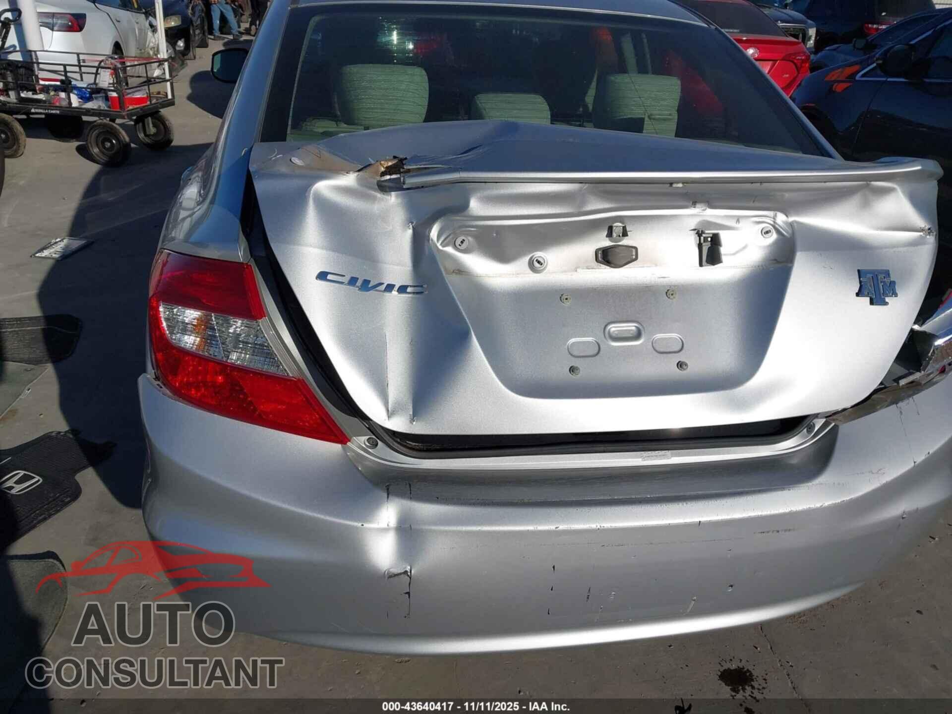 HONDA CIVIC 2012 - JHMFB2F89CS006237
