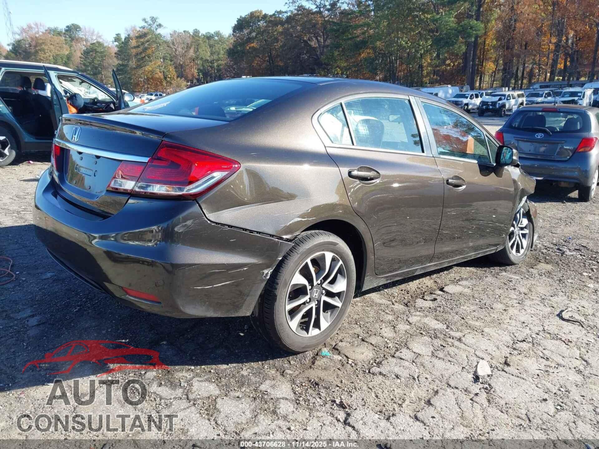 HONDA CIVIC 2013 - 19XFB2F8XDE227156