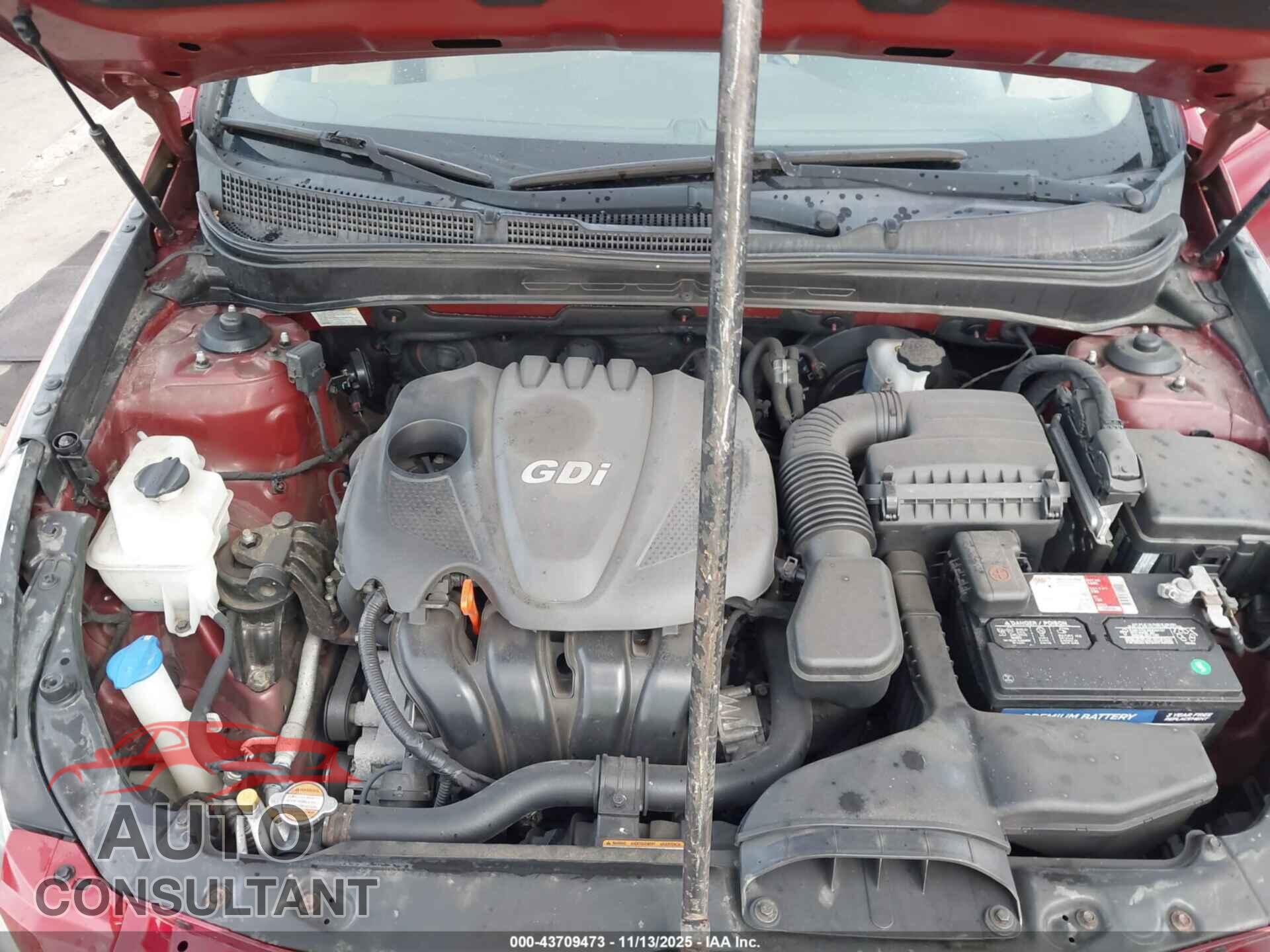 HYUNDAI SONATA 2012 - 5NPEB4AC4CH480387