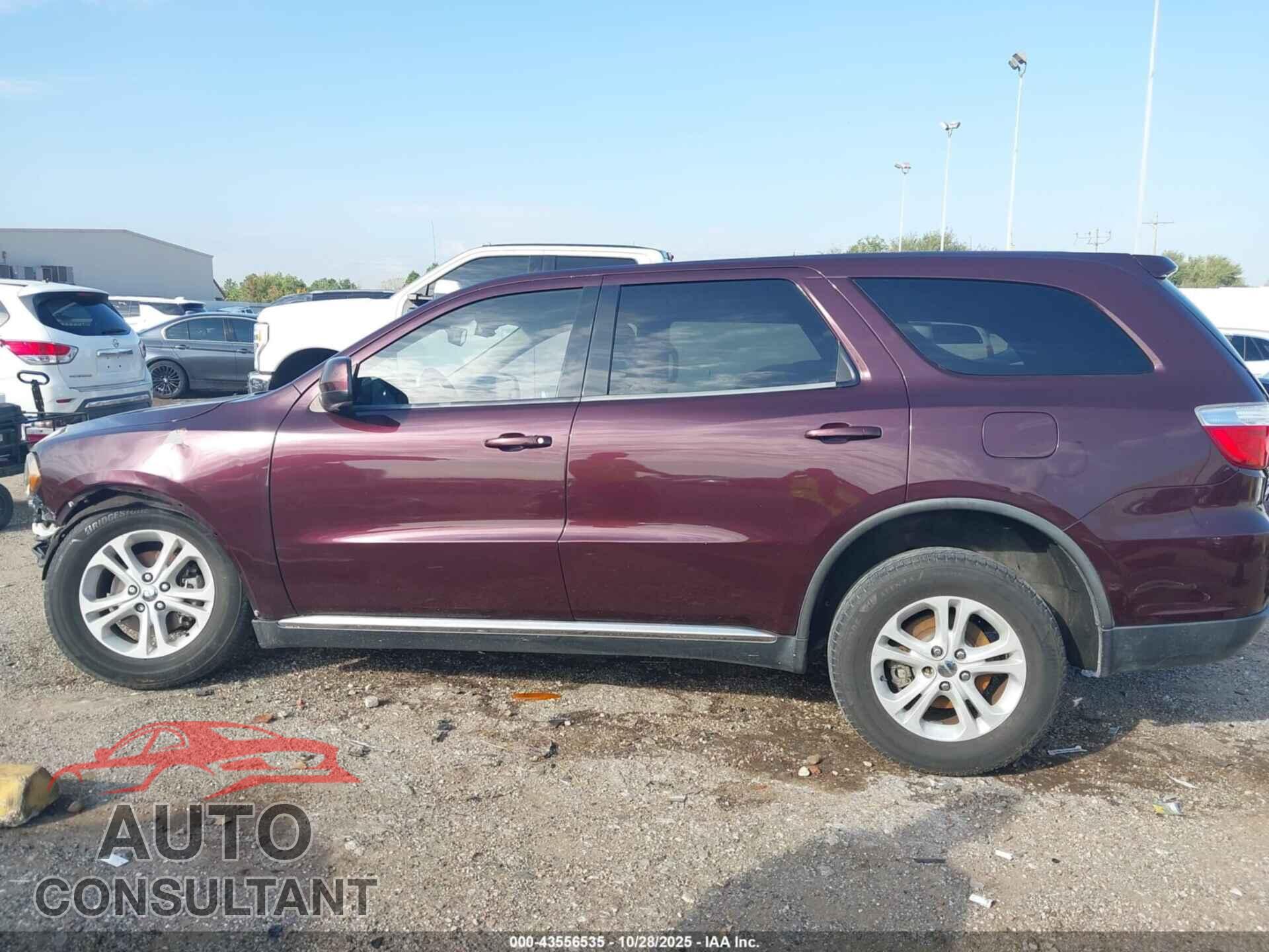 DODGE DURANGO 2012 - 1C4RDHAG1CC210700